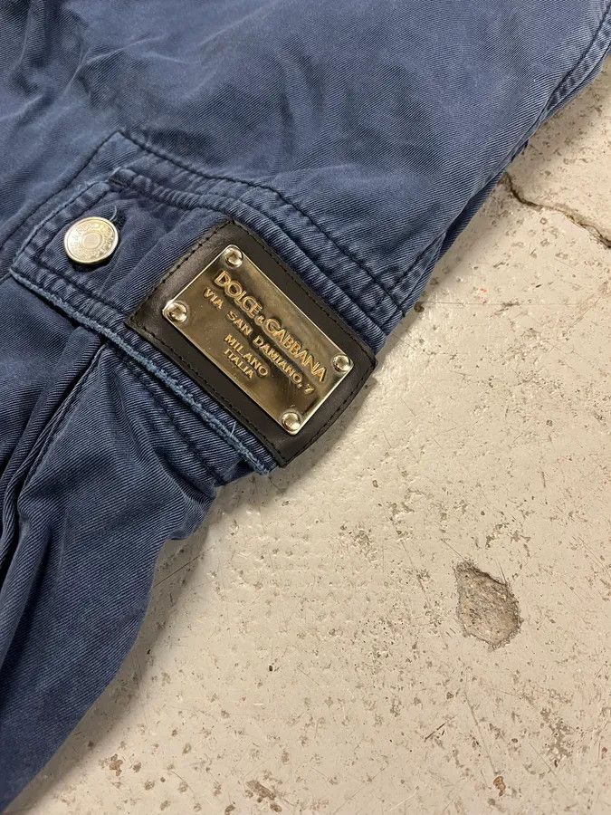 Dolce & Gabbana AW2002 Dolce & Gabbana Cargo Zip Blue Pants Size US 34 / EU 50 - 12 Thumbnail