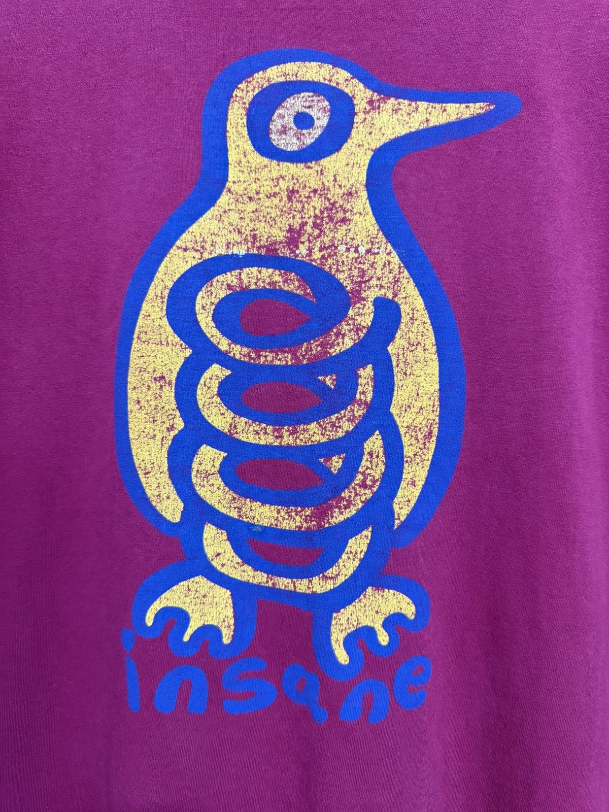 Vintage Vintage 1991 OG Insane Penguin Spring Original Artwork Tee Size US XL / EU 56 / 4 - 2 Thumbnail