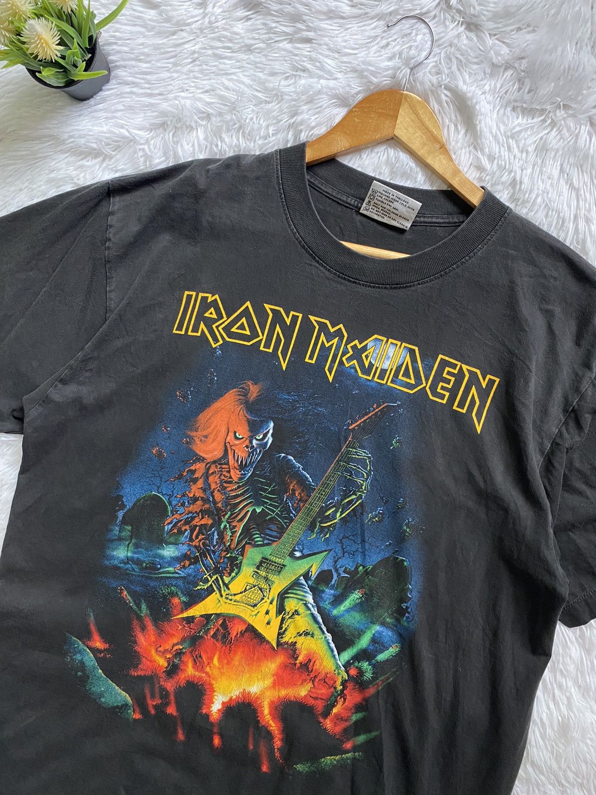Band Tees × Iron Maiden × Vintage Vintage Bootleg Iron Maiden Size US L / EU 52-54 / 3 - 2 Thumbnail