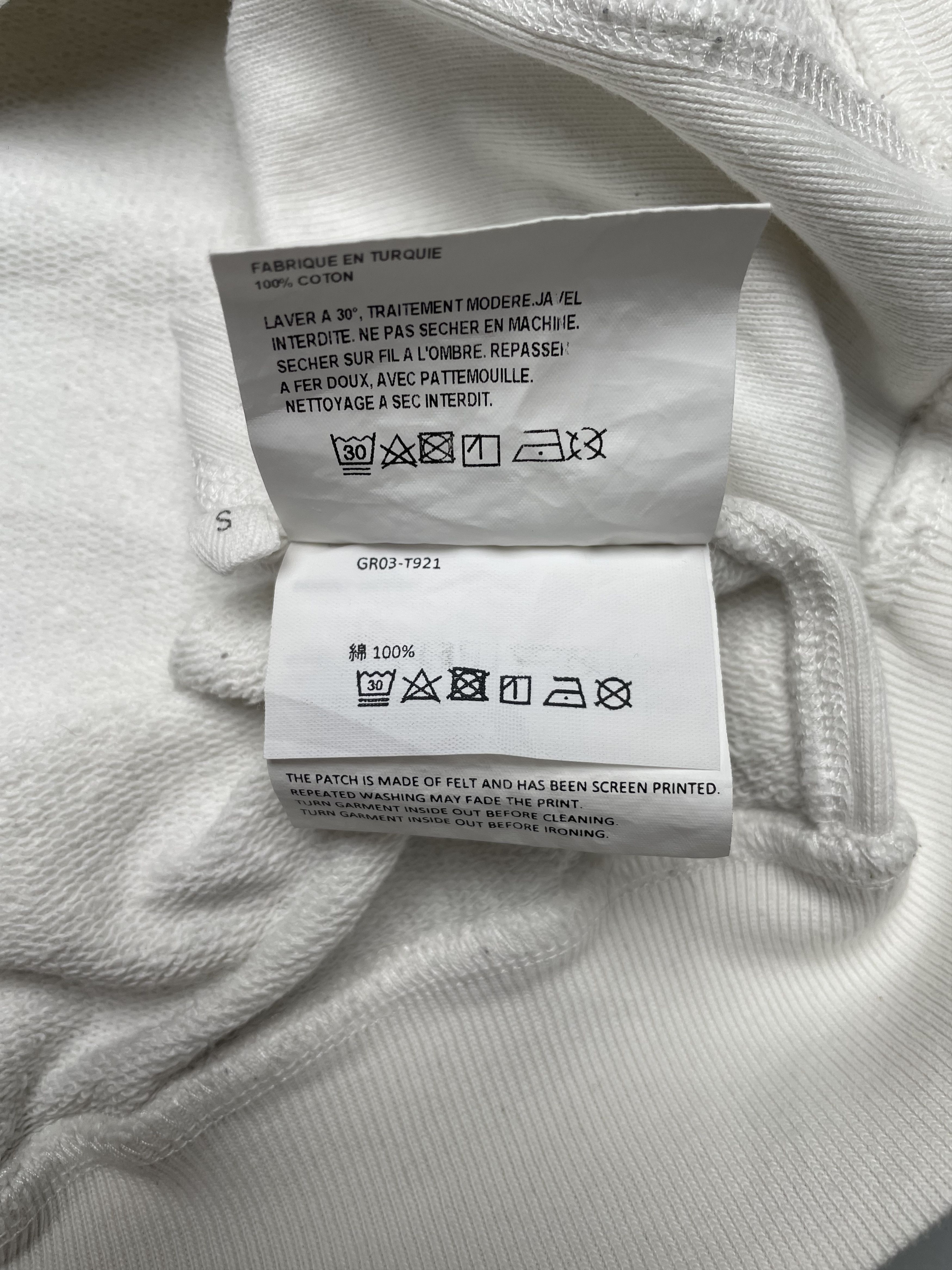 Gosha Rubchinskiy Thrashed 2020 GR-Uniforma crewneck - size S Size US S / EU 44-46 / 1 - 8 Thumbnail