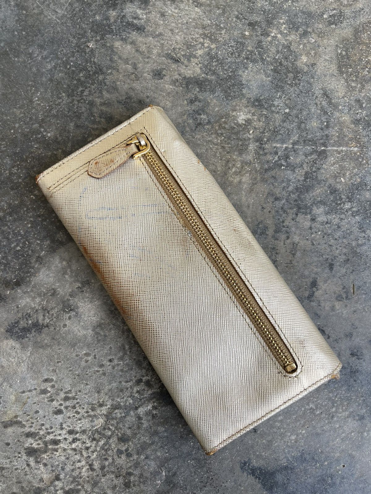 Prada × Vintage Prada multi slot long wallet Size ONE SIZE - 4 Thumbnail