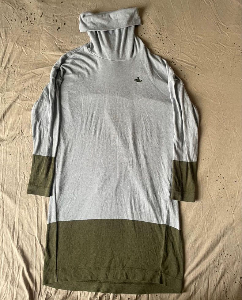 Vivienne Westwood Vivienne Westwood Knitted dress with high collar and sweat Size L / US 10 / IT 46 - 1 Thumbnail