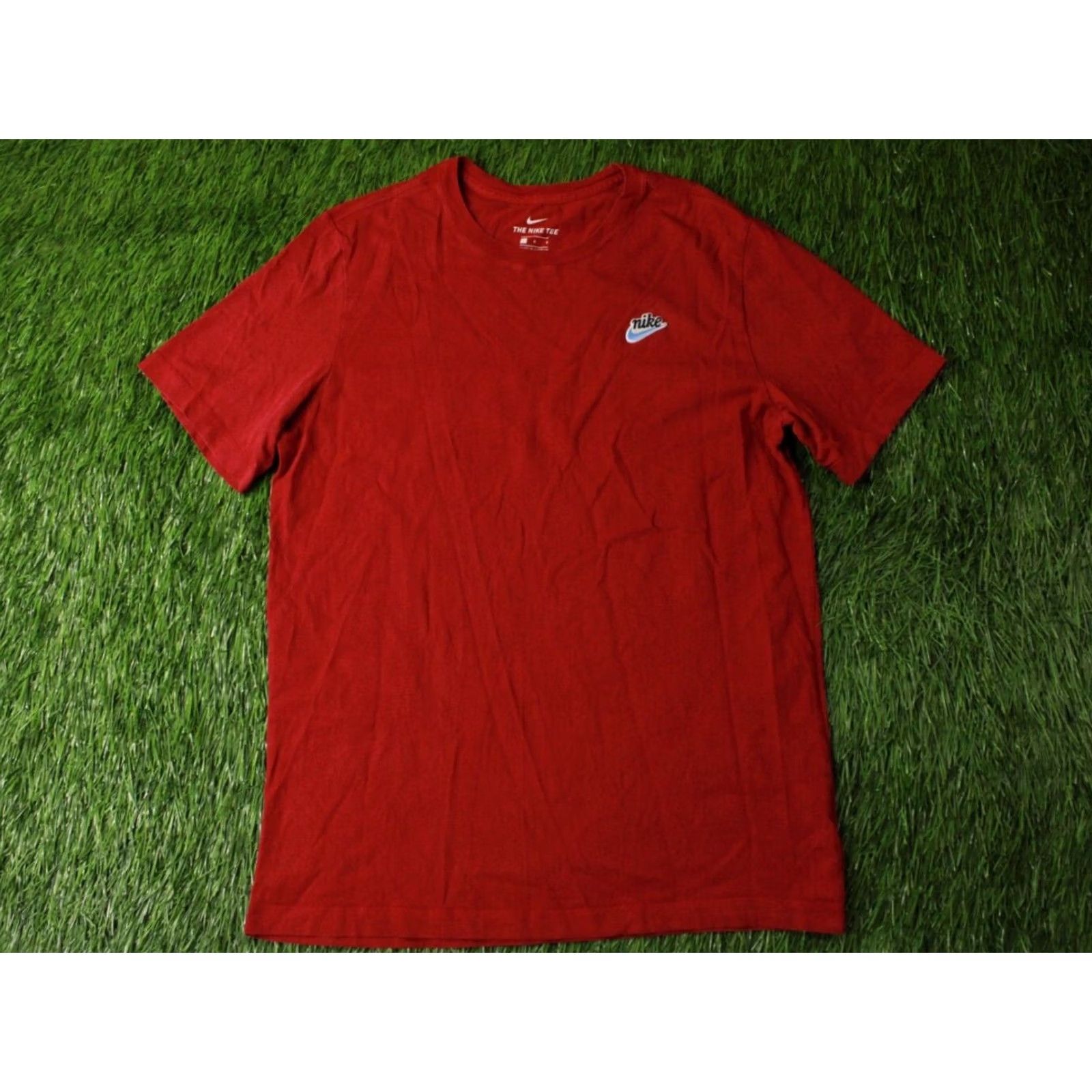 Nike Nike Original 2019 Men Casual Short Sleeve Shirt T-Shirt Tee Jersey Size L Large Red Nike Tee Shirt Mens Regular Size US L / EU 52-54 / 3 - 2 Thumbnail