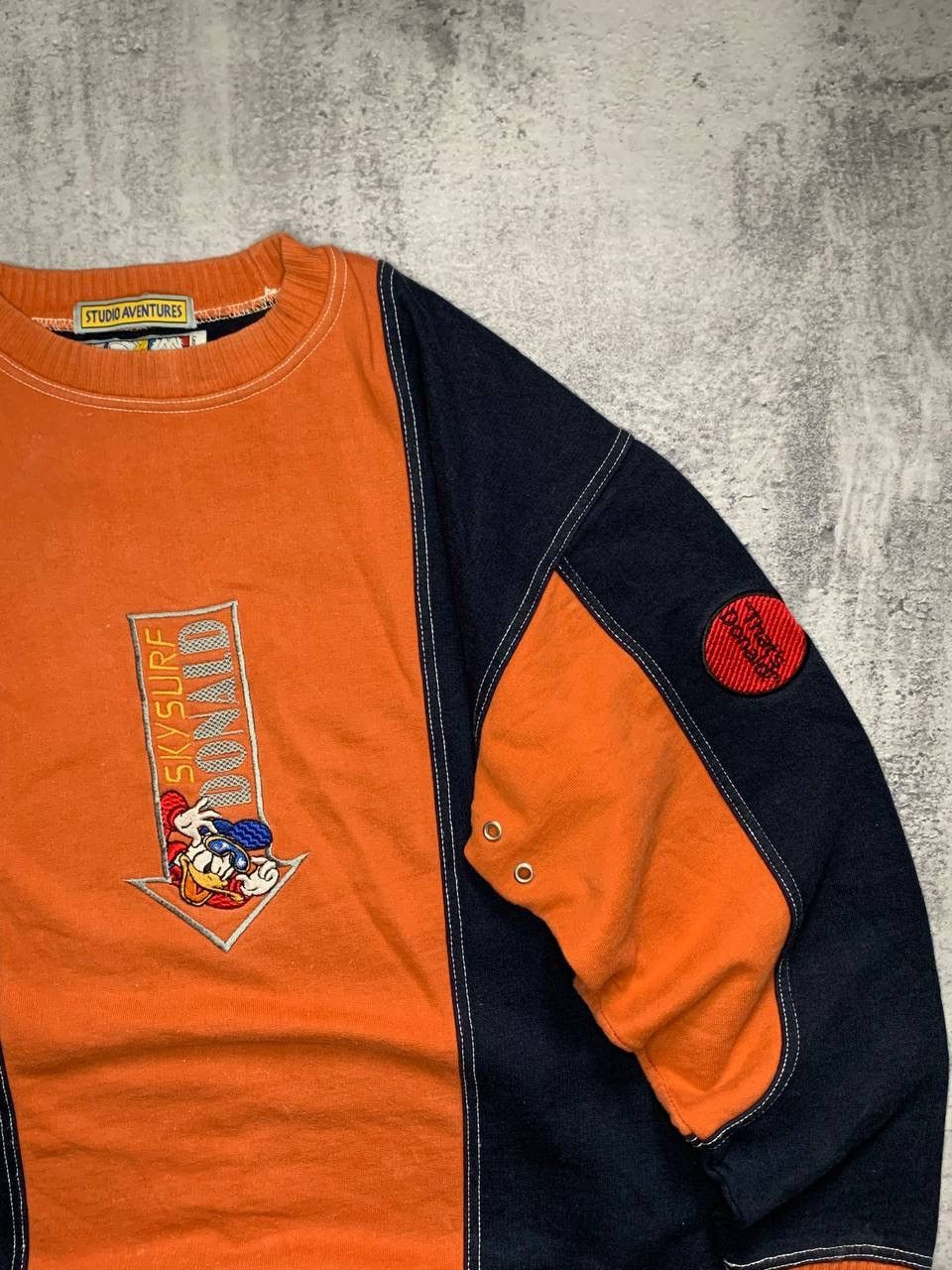 Disney × Vintage Crazy Vintage 90s Disney Donald Duck Sweatshirt Size US M / EU 48-50 / 2 - 8 Thumbnail