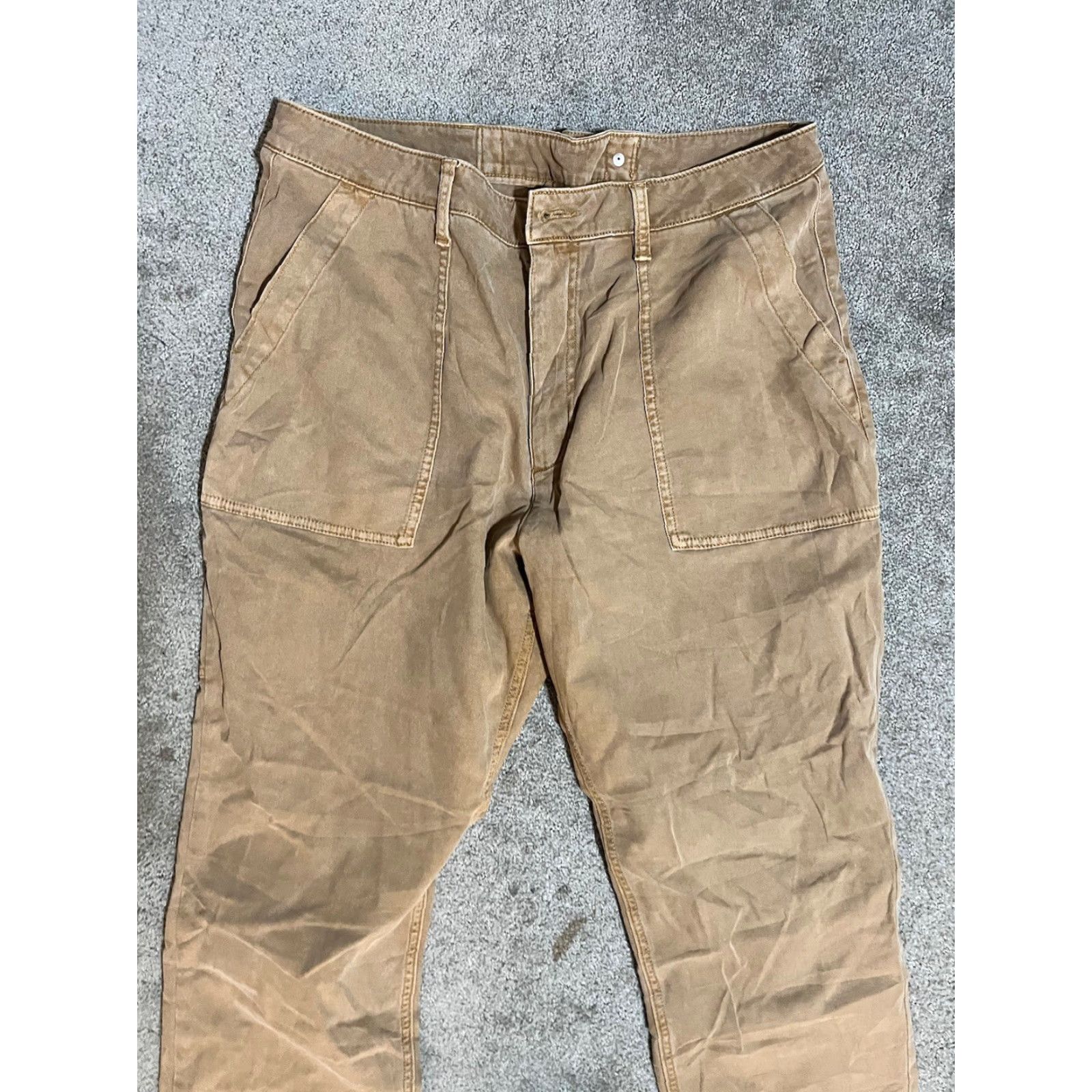 Old Navy Old Navy Pants Womens Size 12 Regular Khaki Chino Casual Y2k Size 34" / US 12 / IT 48 - 2 Thumbnail