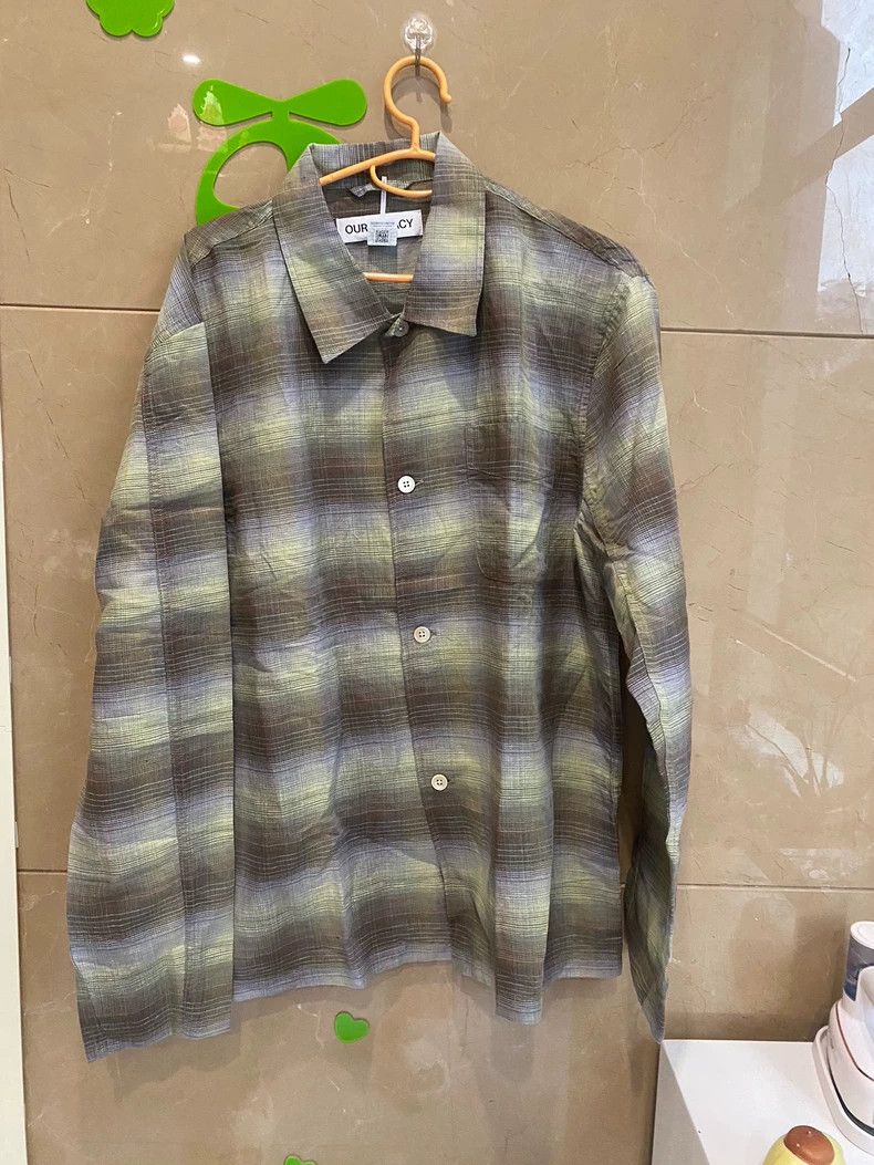 Our Legacy Loose Fit Plaid Shirt - dmc