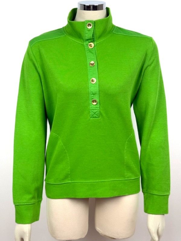 Lauren Ralph Lauren Maglione Ralph Lauren Verde Cotone Donna M Size M / US 6-8 / IT 42-44 - 1 Thumbnail