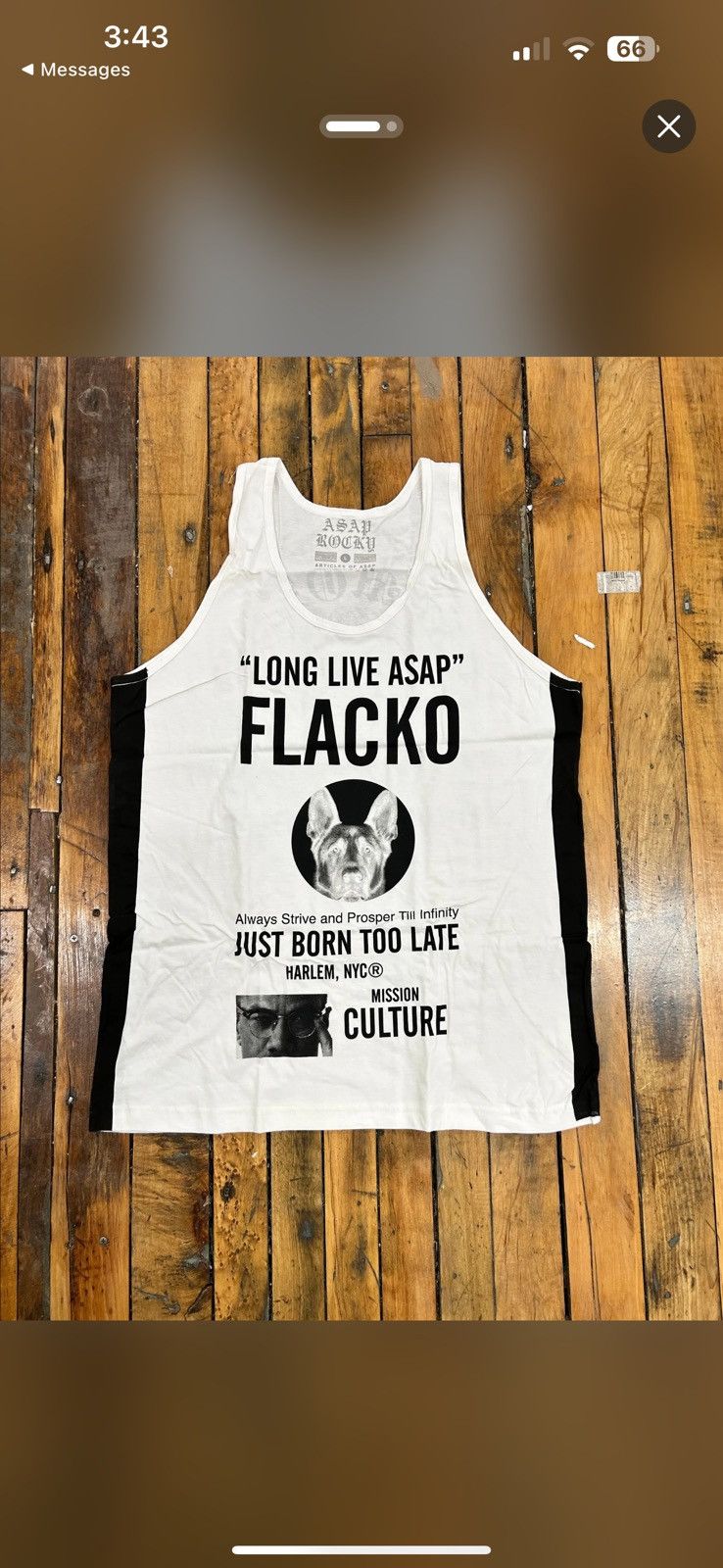 Other A$AP Rocky Diamonds Tour Tank Size US XL / EU 56 / 4 - 1 Thumbnail