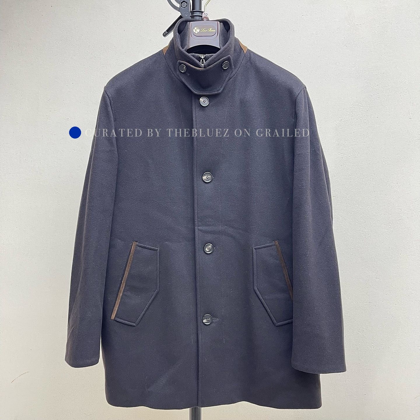 Loro Piana Luxurious Black Cashmere Storm Coat Size US M / EU 48-50 / 2 - 1 Thumbnail