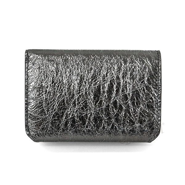 Balenciaga o1mt1gz0724 Size: OS / Cash Mini Wallet in Silver Size ONE SIZE - 2 Thumbnail