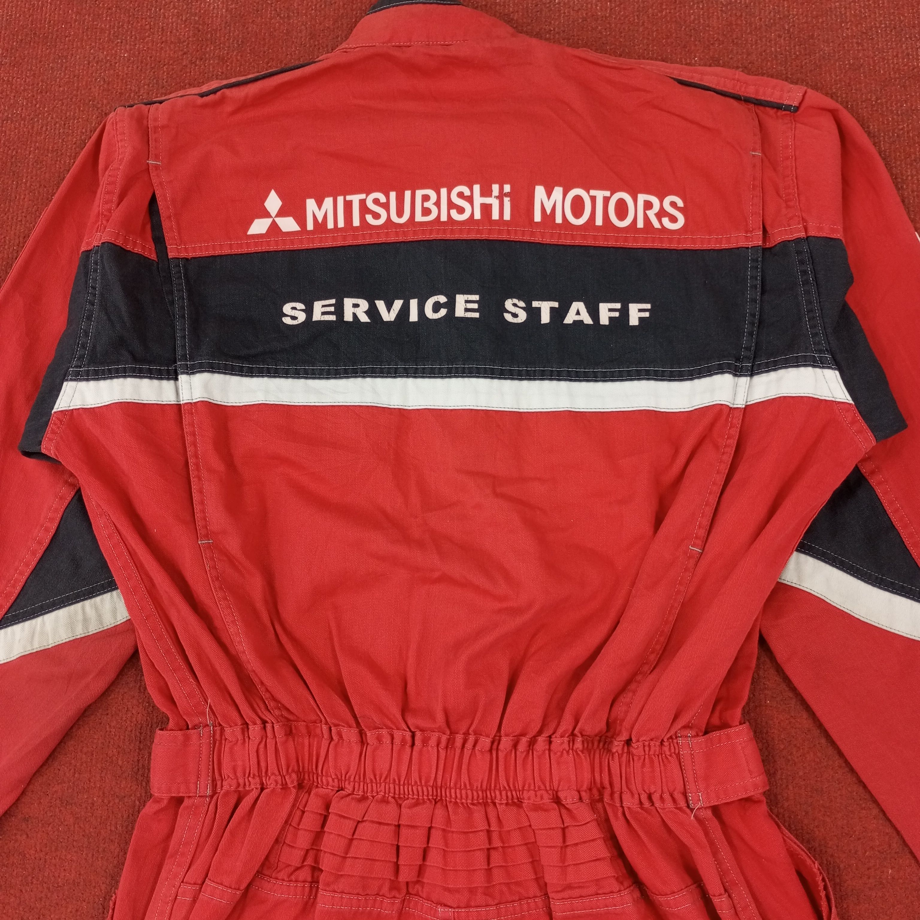 Japanese Brand × Vintage Mitsubishi Motors Japanese Workwear Coverall Jacket Size US M / EU 48-50 / 2 - 2 Thumbnail
