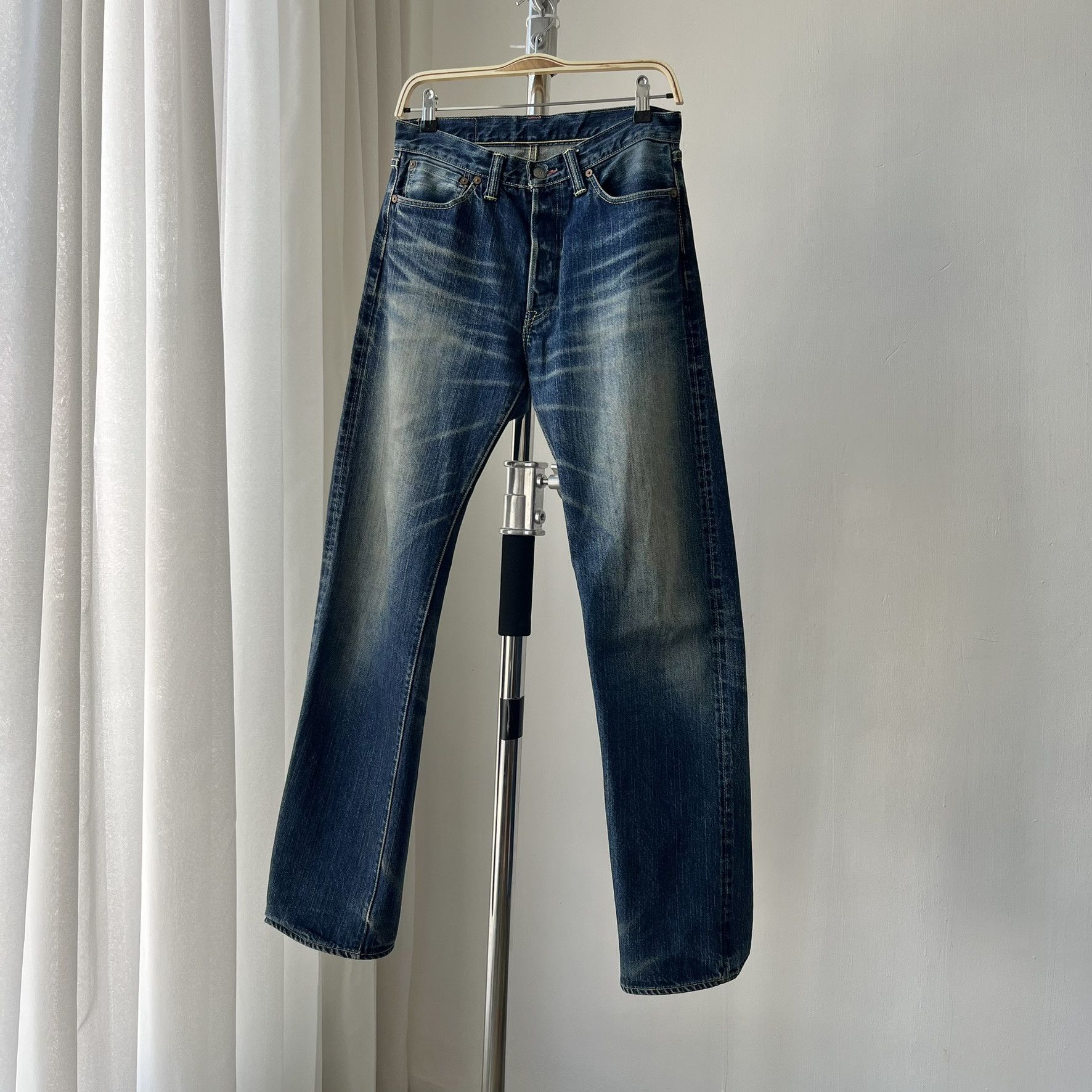 The Flat Head Size 28x32 Vintage Flat Head 3005 Straight Cut Jeans S1770 Size US 28 / EU 44 - 1 Thumbnail