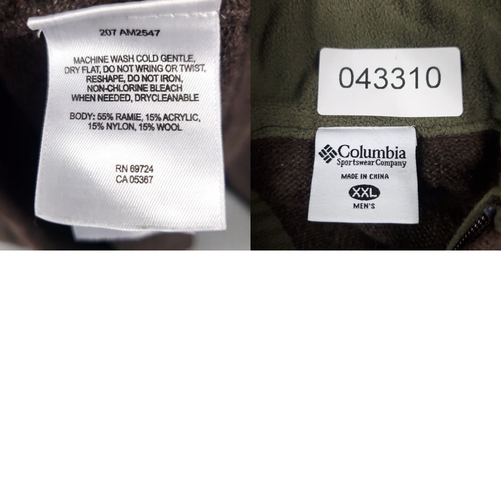 Vintage VINTAGE Columbia Sweater Men's 2XL Pullover Knit 1/4 Zip Brown Casual Outdoor Size US XXL / EU 58 / 5 - 8 Thumbnail