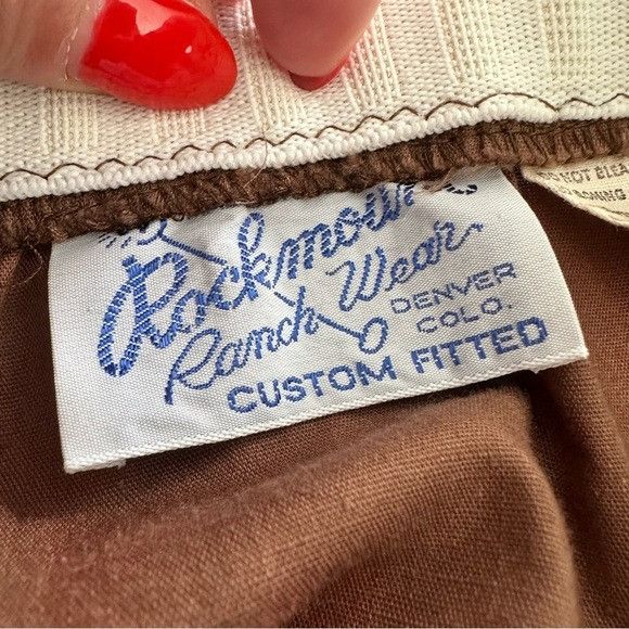 Rockmount Ranch Wear Vintage Rockmount Ranch Wear Brown Western Skirt Size 30" / US 8 / IT 44 - 5 Thumbnail