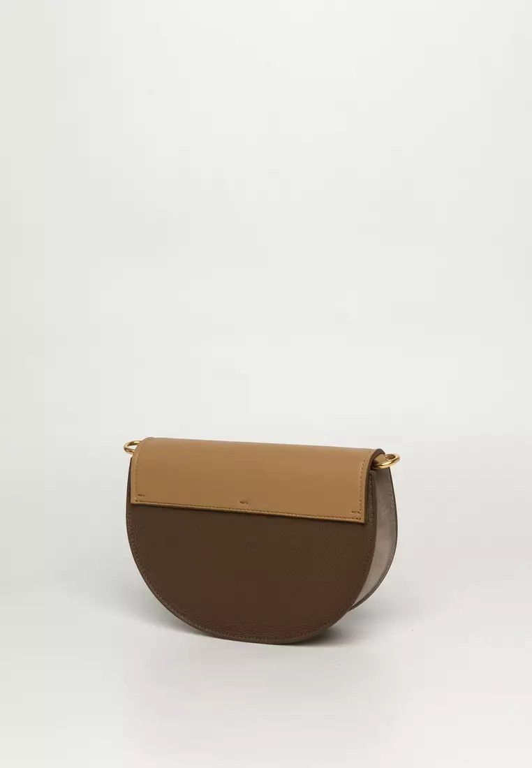 Chloe o1loc1c1024 Size: OS / Marcie Chain Flap Bag in Creamy Brown Size ONE SIZE - 4 Thumbnail