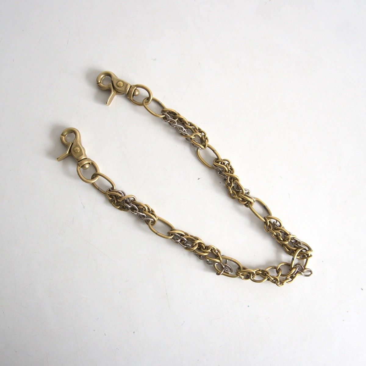 Comme des Garcons Comme des Garcons 00S Brass Irregular Shaped Ring Wallet Chain Size ONE SIZE - 1 Thumbnail