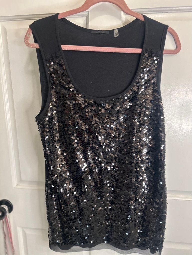 Elie Tahari Women's Elie Tahari Tank top, M, Black Size M / US 6-8 / IT 42-44 - 1 Thumbnail
