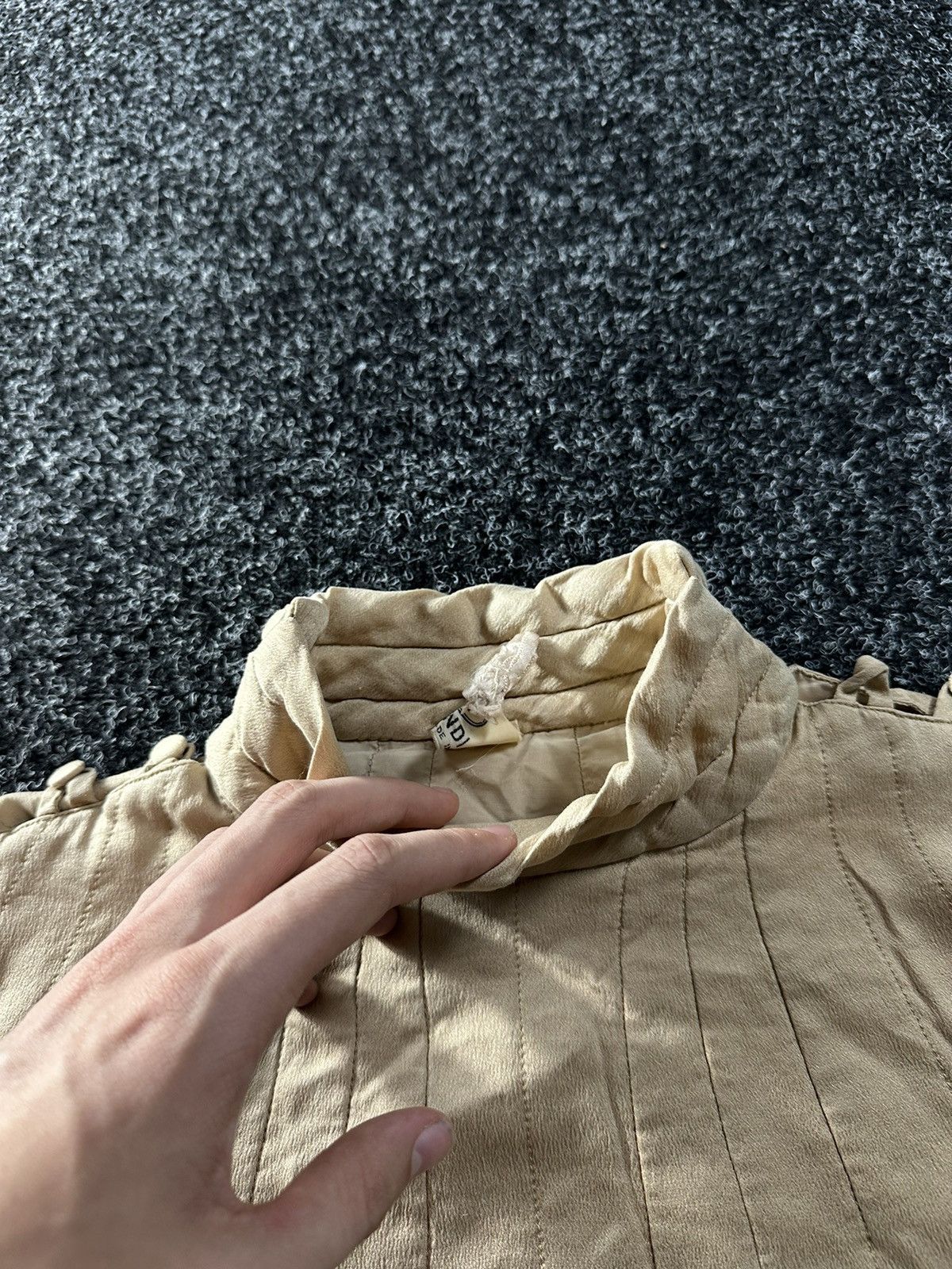 Fendi GRAIL🚨 70s FENDI LONGSLEEVE SWEATSHIRT Monogram Rare puffy Size M / US 6-8 / IT 42-44 - 10 Thumbnail