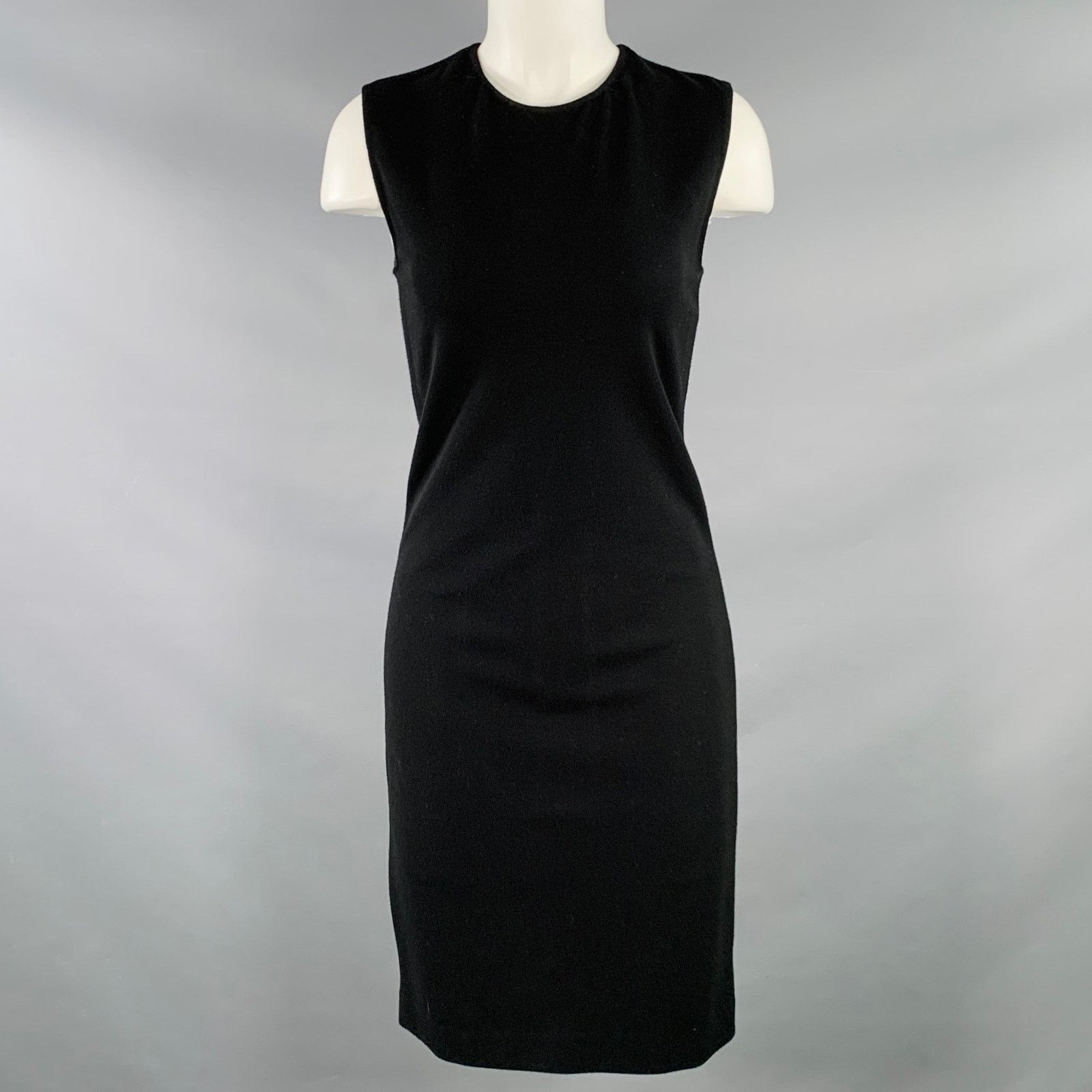 Vince VINCE Size XS Black Viscose Blend Sleeveless Midi Dress Size XS / US 0-2 / IT 36-38 - 1 Thumbnail