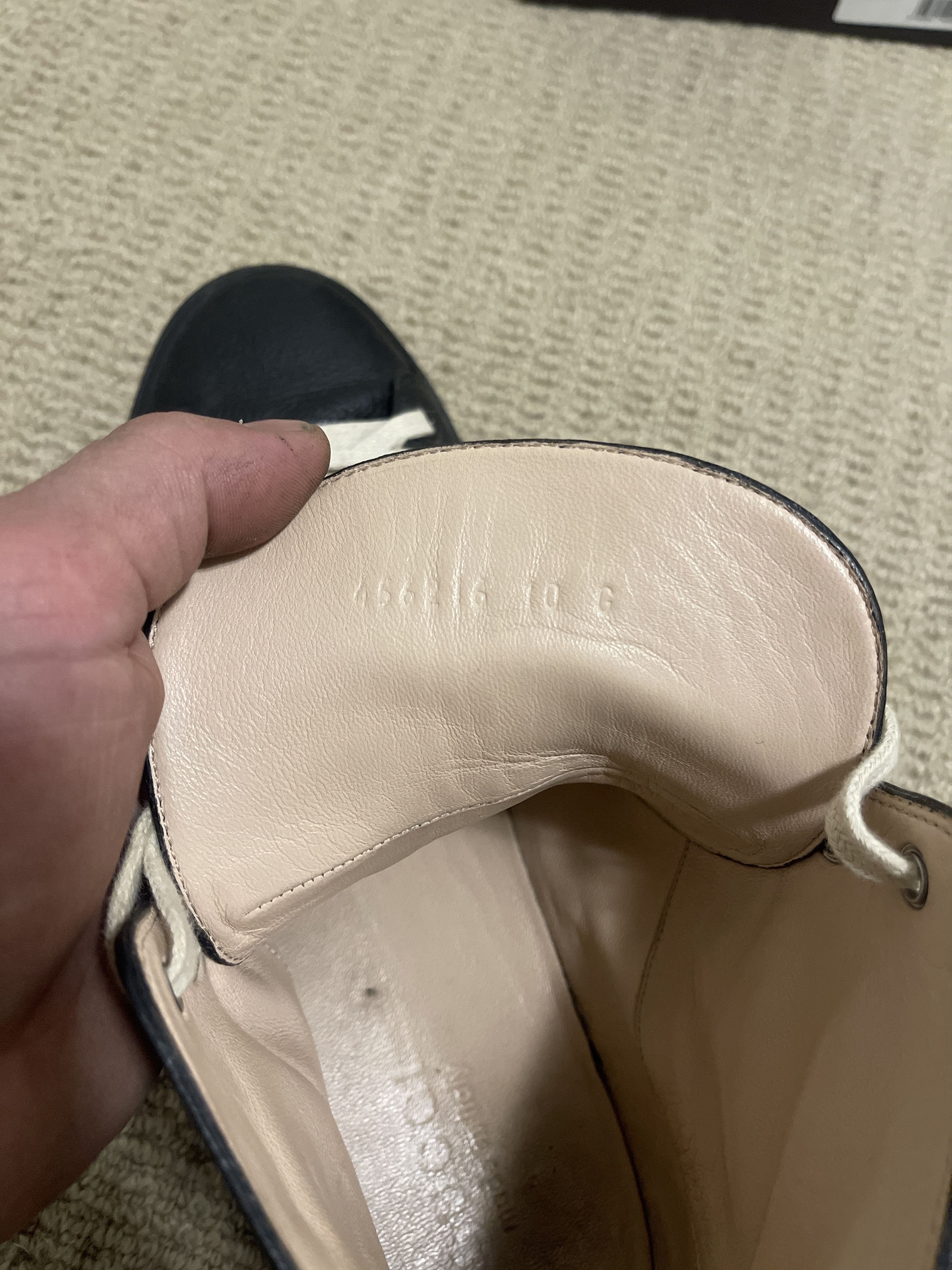 Gucci Black panther leather high tops Size US 10.5 / EU 43-44 - 17 Thumbnail
