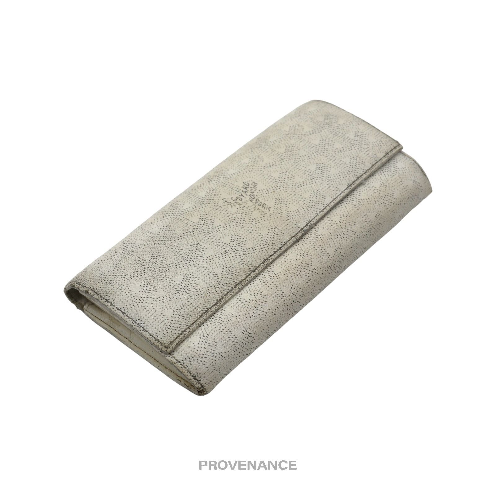 Goyard 🔴 Goyard Varenne Long Wallet - White Goyardine Size ONE SIZE - 4 Thumbnail