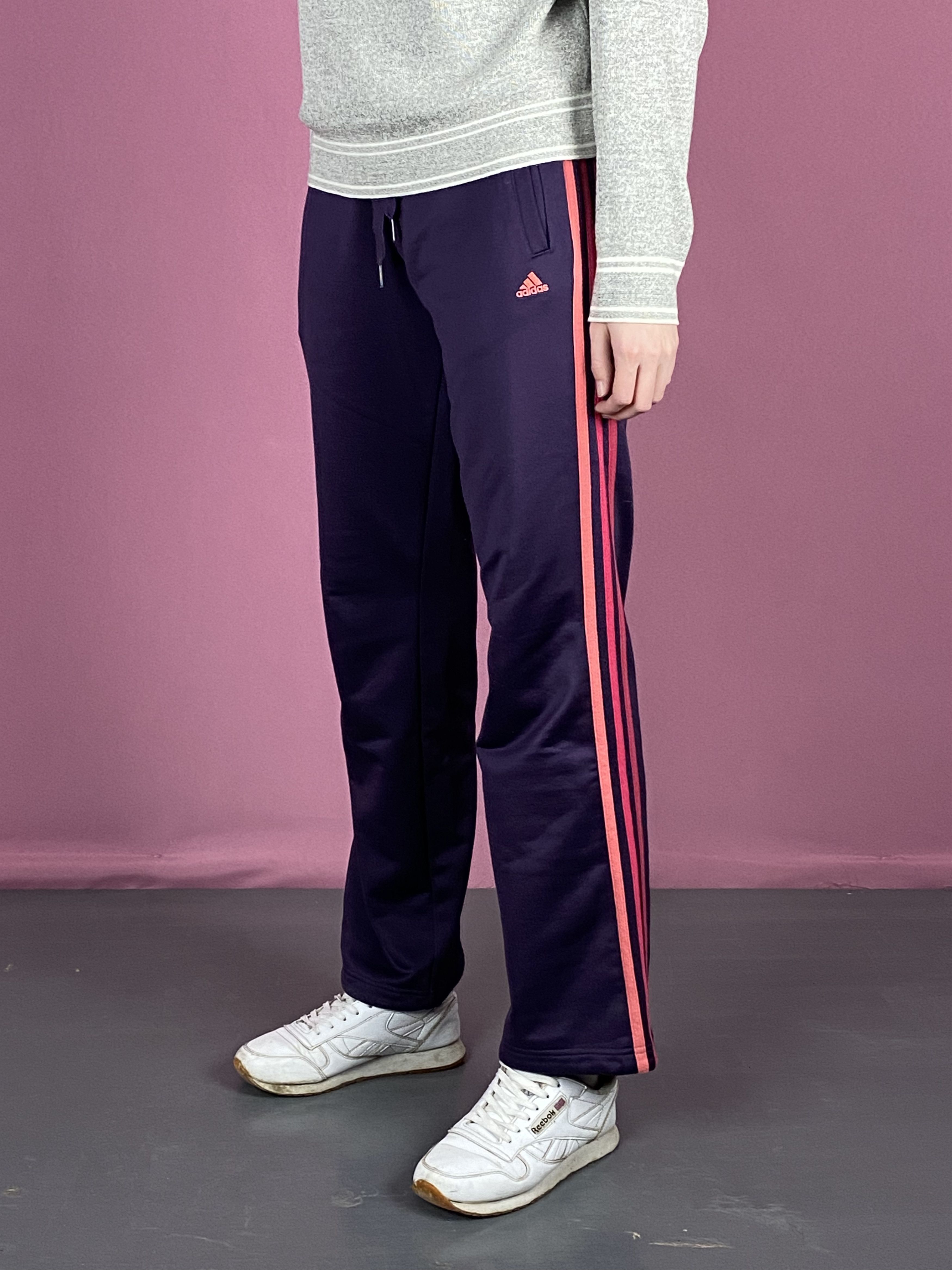 Adidas × Vintage Adidas Three Stripes Vintage Women's Track Pants - XS Size 26" / US 2 / IT 38 - 2 Thumbnail
