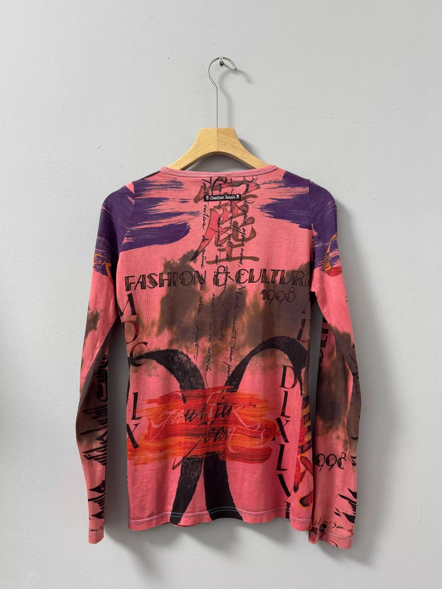 Jean Paul Gaultier Jean Paul Gaultier Cotton Long-Sleeve Red Purple Size 40 Size S / US 4 / IT 40 - 4 Thumbnail