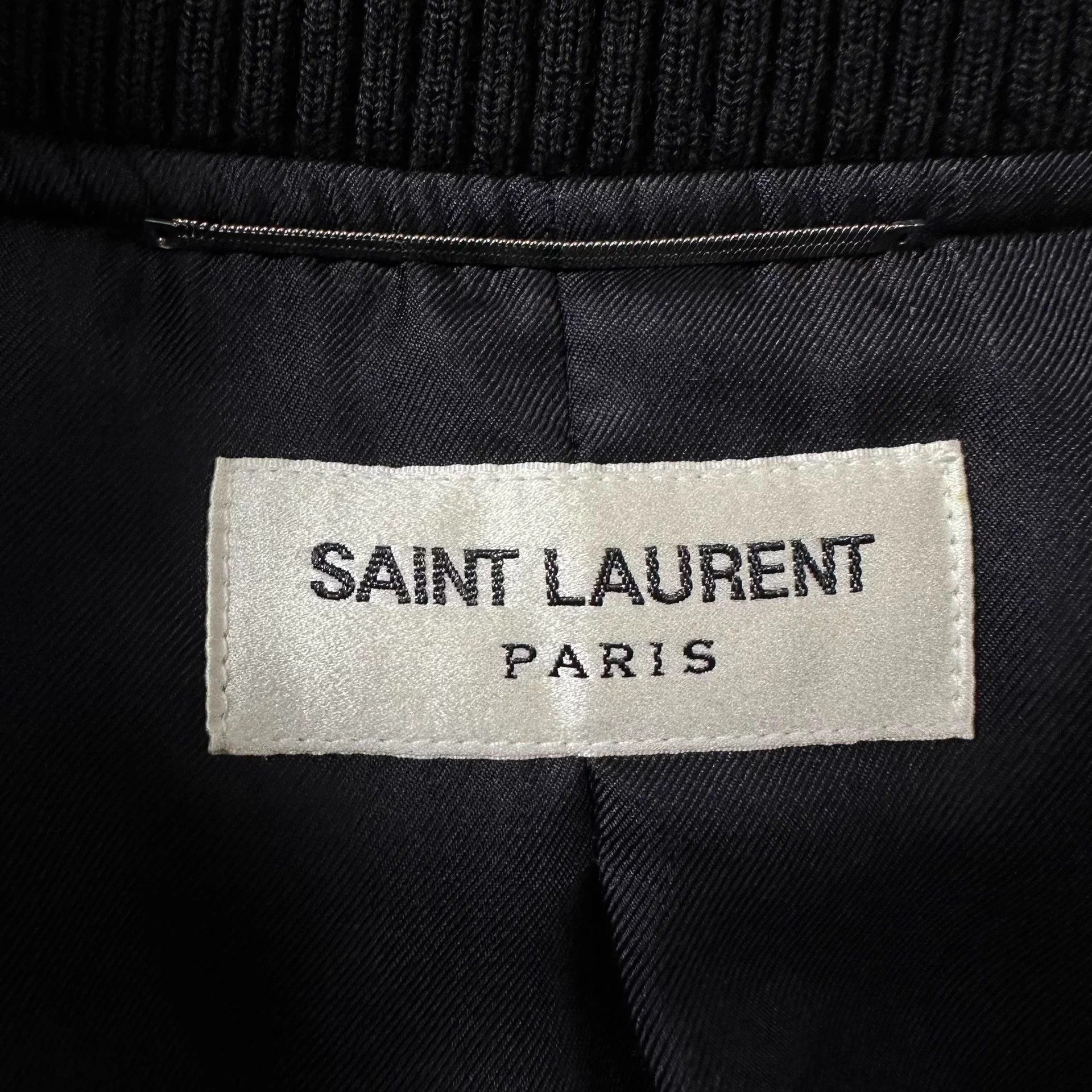 Saint Laurent Paris Saint Laurent SLP 100% Silk Polka Dot Jacket 48 Size US M / EU 48-50 / 2 - 7 Thumbnail