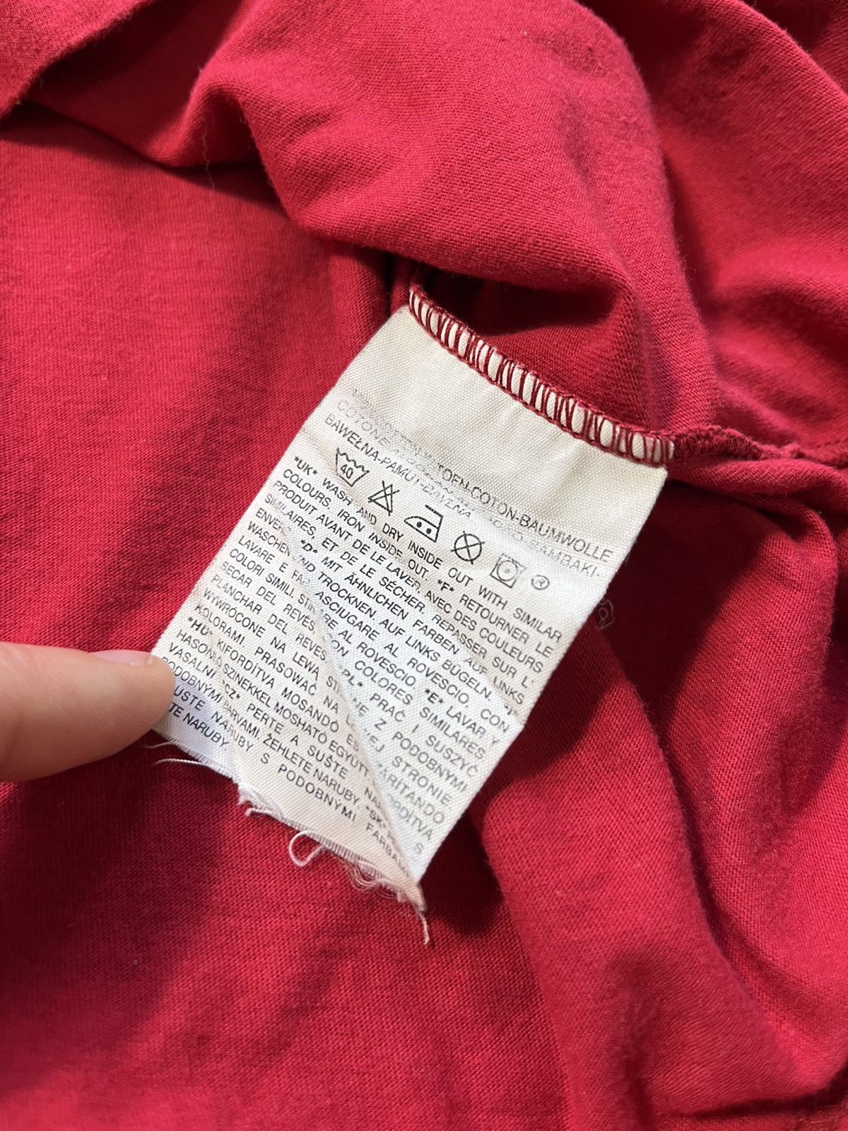 Other Vintage Red Long Sleeve Tee Rare Big logo Y2K STYLE 90s Size US M / EU 48-50 / 2 - 6 Thumbnail