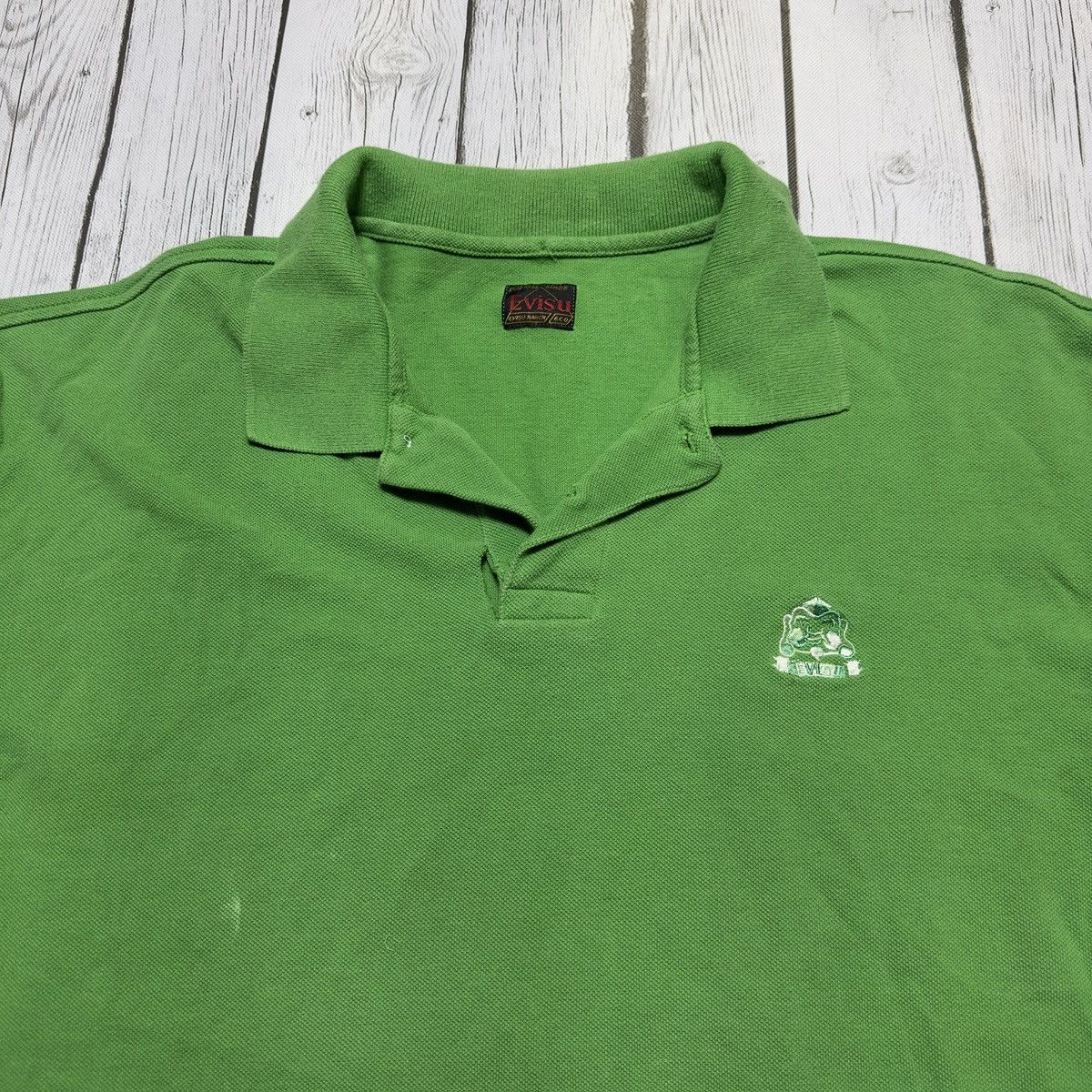 Evisu × Vintage Vintage Evisu polo shirt Size US XL / EU 56 / 4 - 3 Thumbnail