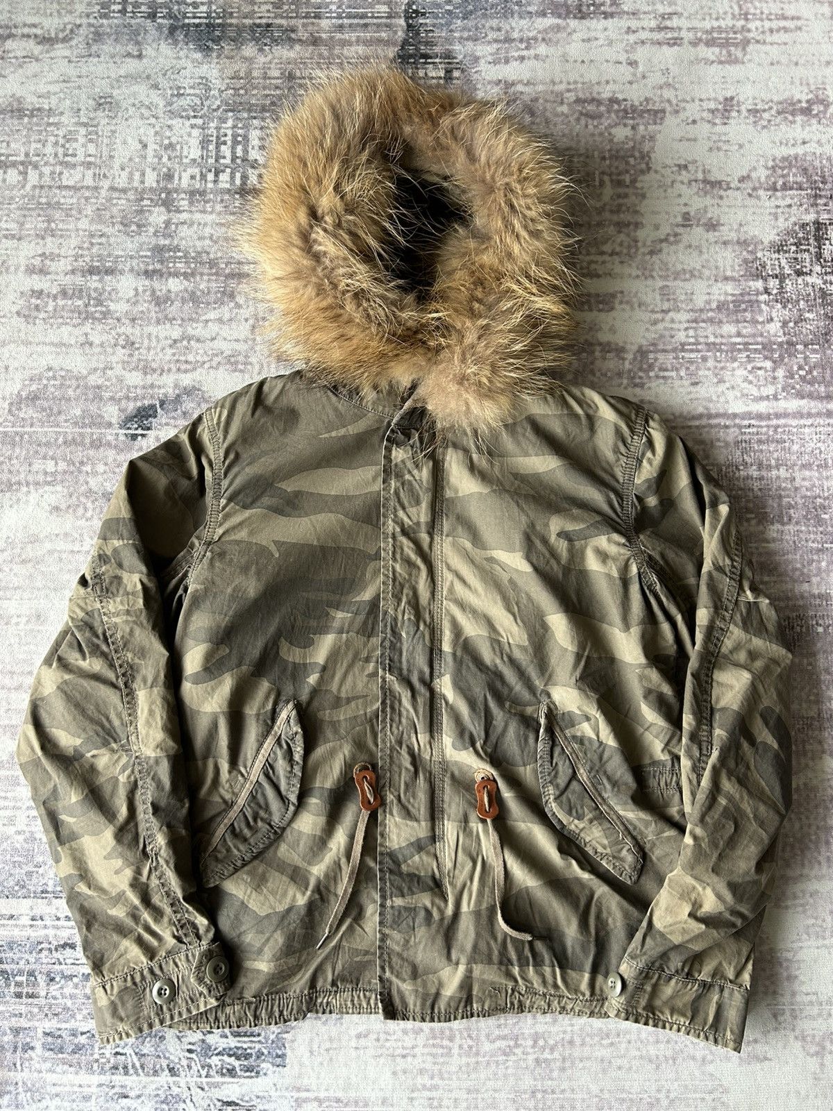 GOA Goa Rarcoon Fur Camo Jacket Size US M / EU 48-50 / 2 - 3 Thumbnail