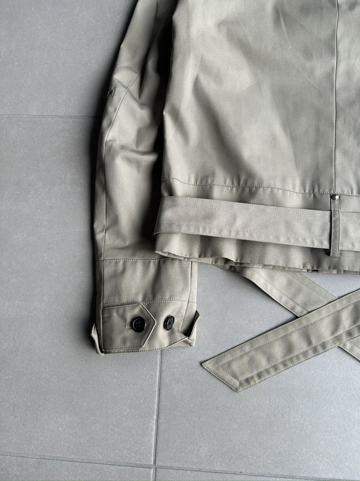 Dior × Hedi Slimane Dior Homme SS03 “Follow me” belted rider moto jacket Size US M / EU 48-50 / 2 - 16 Thumbnail