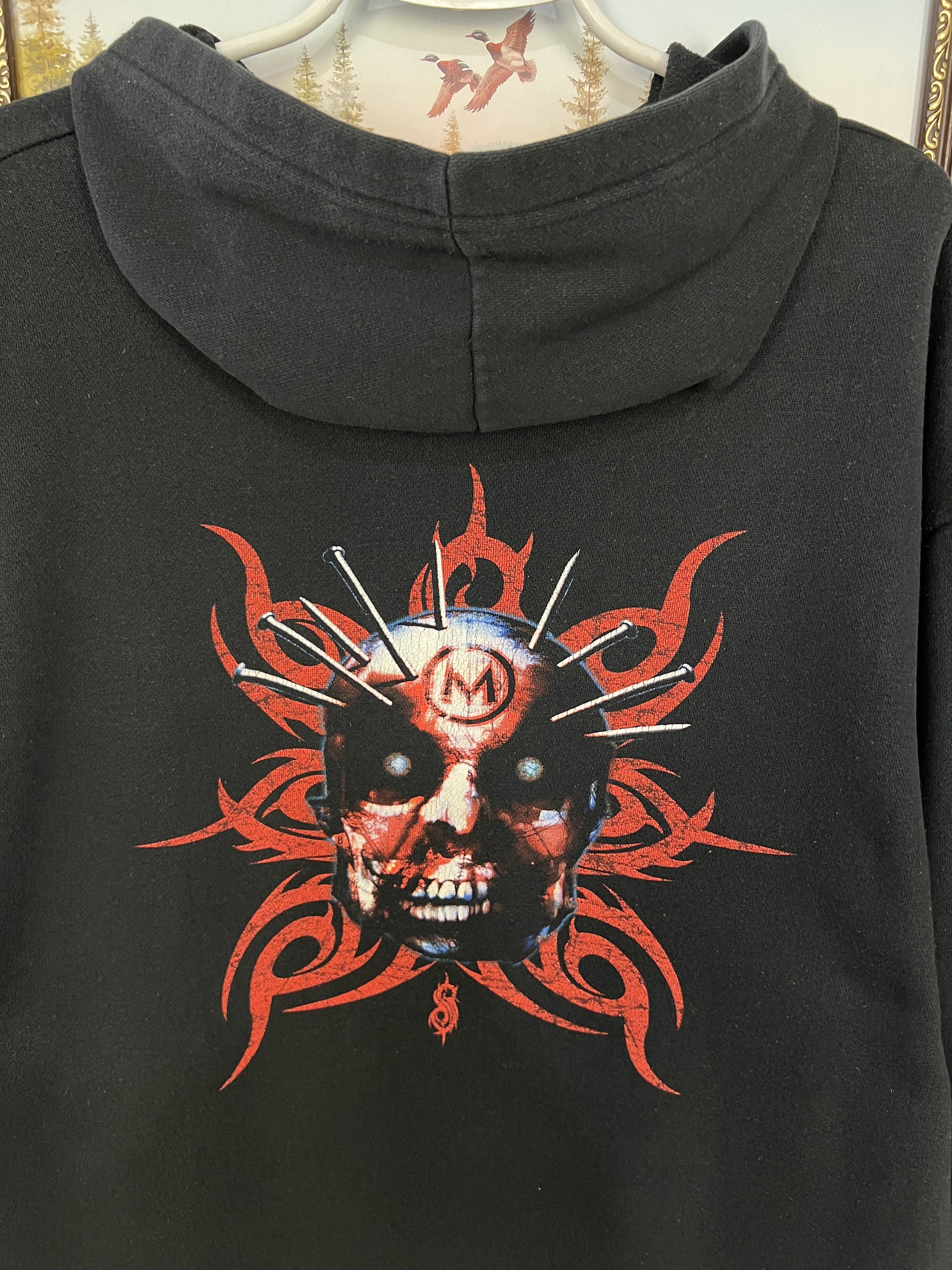 Vintage Vintage Slipknot Iowa Over Print Band Hoodie Jacket Mens Size US L / EU 52-54 / 3 - 13 Thumbnail
