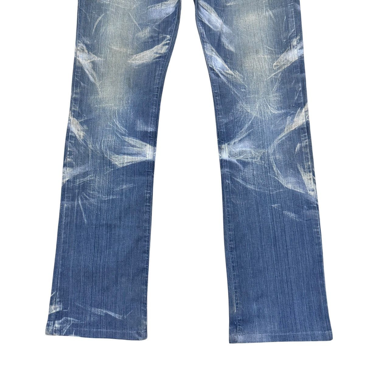 Tornado Mart Tornado Mart Whisker Denim Flare Jeans Size US 30 / EU 46 - 6 Thumbnail
