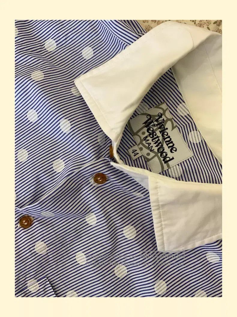 Vivienne Westwood Vivienne Westwood Polka dot shirt, long sleeve, spring and Size M / US 6-8 / IT 42-44 - 3 Thumbnail