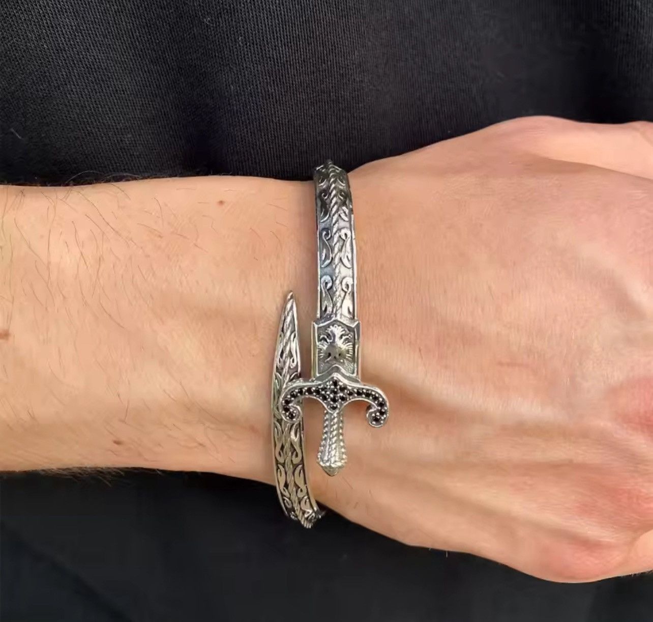 Jewelry Style Sword🗡️ Bracelet Size ONE SIZE - 1 Thumbnail