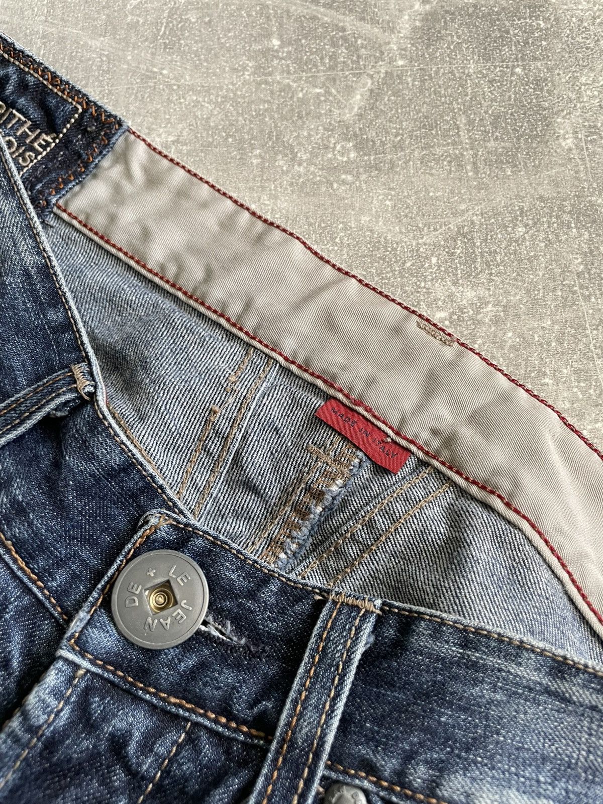 Marithe + Francois Girbaud Vintage Marithe Francois Girbaud Blue Washed Flare Jeans pan Size 30" / US 8 / IT 44 - 7 Thumbnail