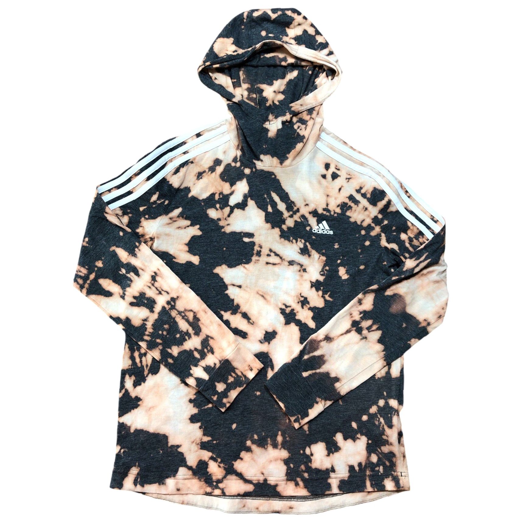 Adidas Adidas Womens S Hooded T-Shirt Hoodie Gray Acid Wash Tie Dye 1 Of 1 Custom Size S / US 4 / IT 40 - 2 Thumbnail