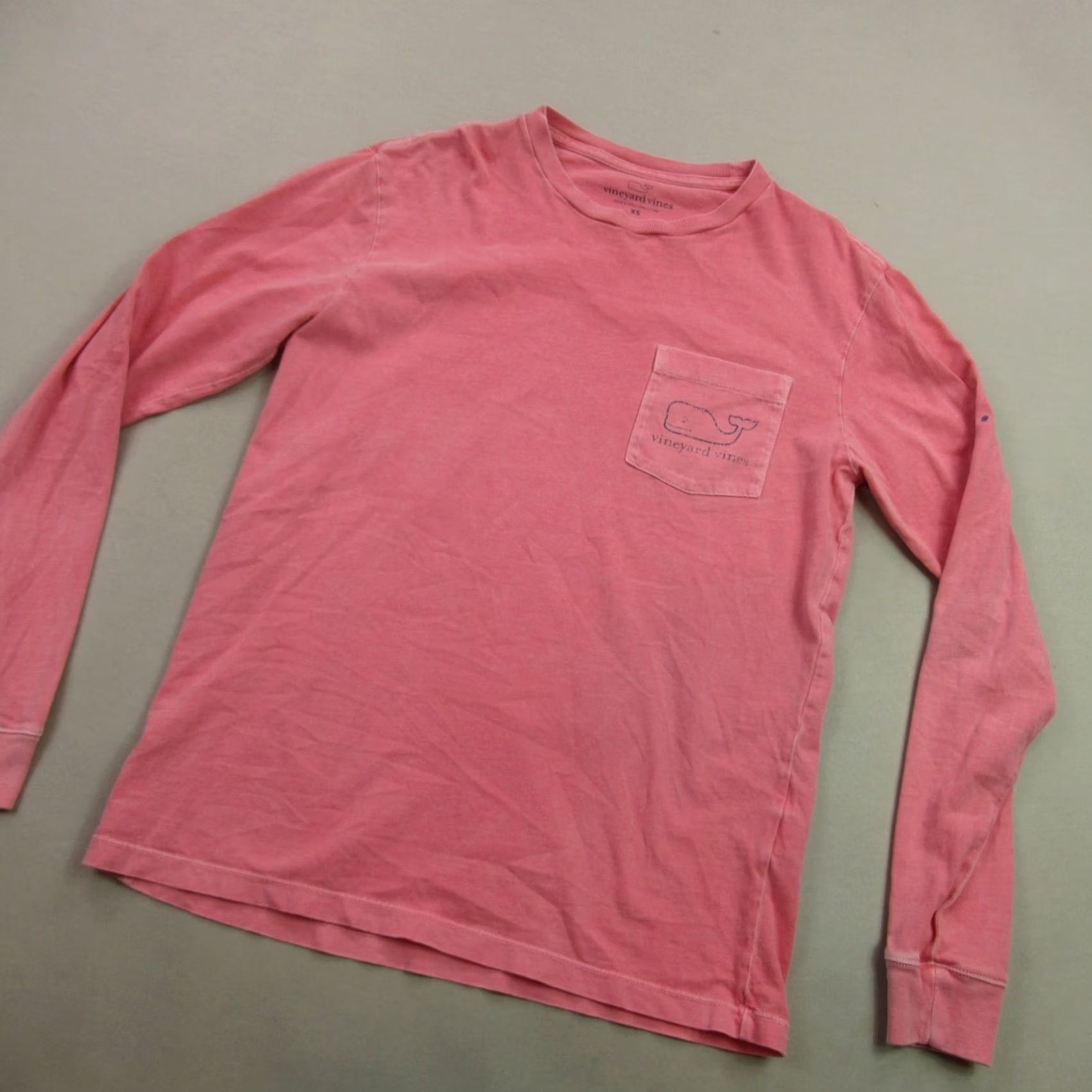 Vineyard Vines Vineyard Vines Shirt Mens XS Pink Long Sleeve Crew Neck Pocket Casual Size US XS / EU 42 / 0 - 2 Thumbnail