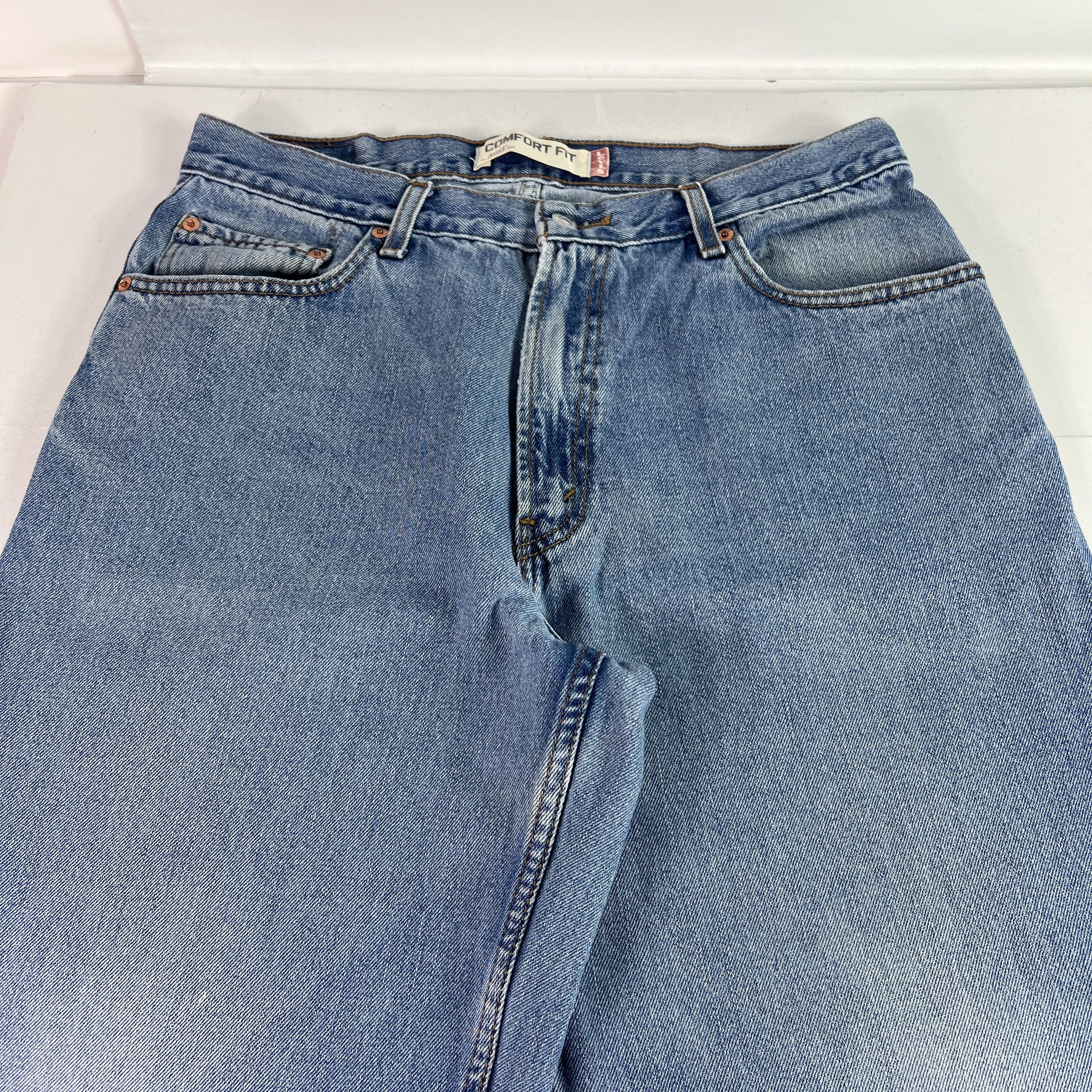 Levi's Y2K Levi's Jeans 560 Comfort Loose Fit Tapered Blue Denim Size US 34 / EU 50 - 6 Thumbnail