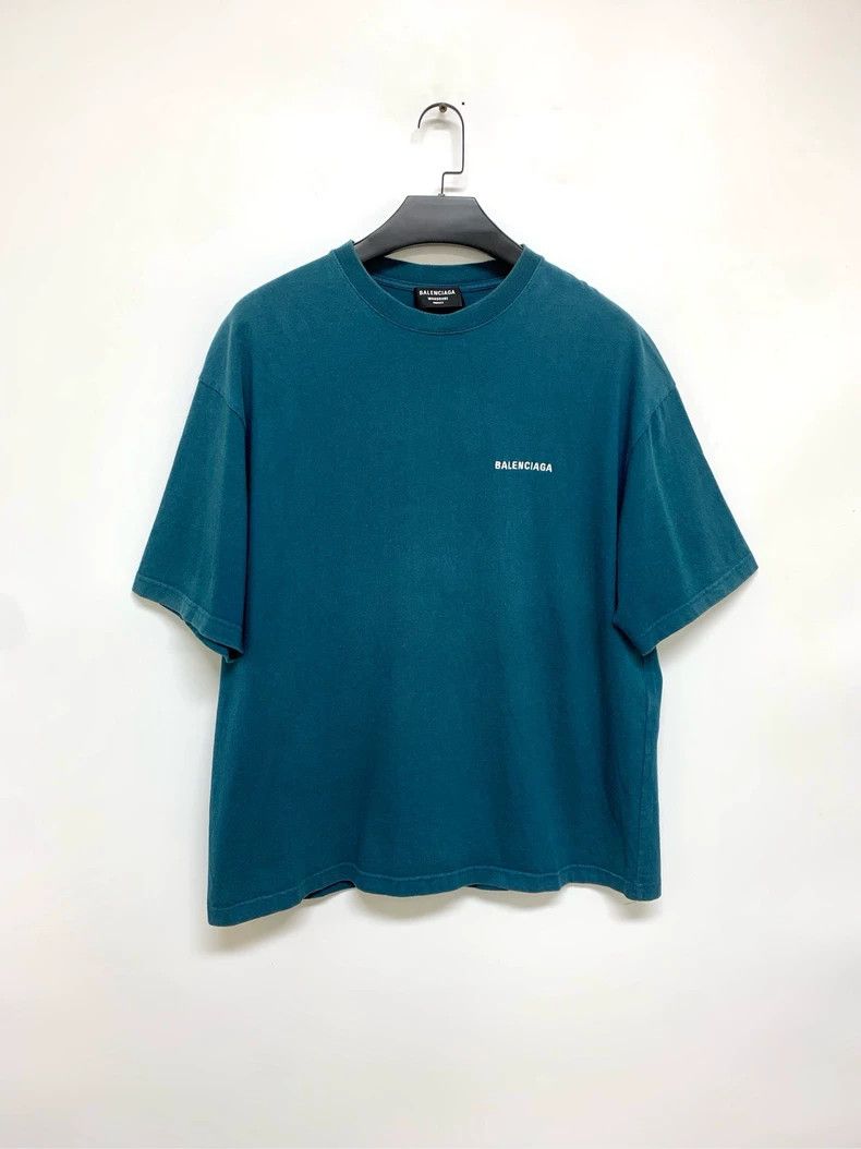 Balenciaga Balenciaga Back logo short sleeve Size US XL / EU 56 / 4 - 1 Thumbnail