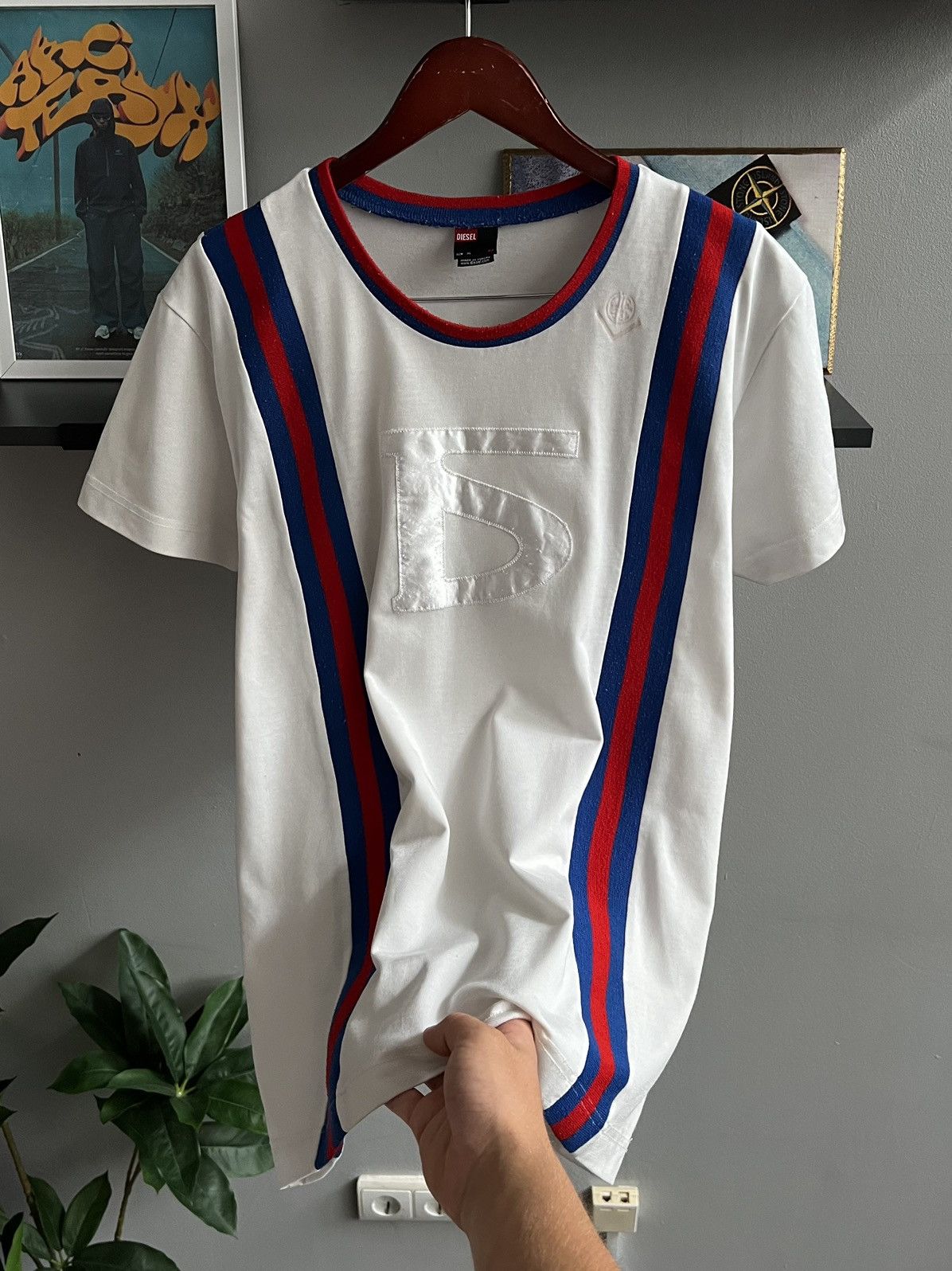 Diesel × Vintage Vintage T shirt Diesel Size US XL / EU 56 / 4 - 2 Thumbnail
