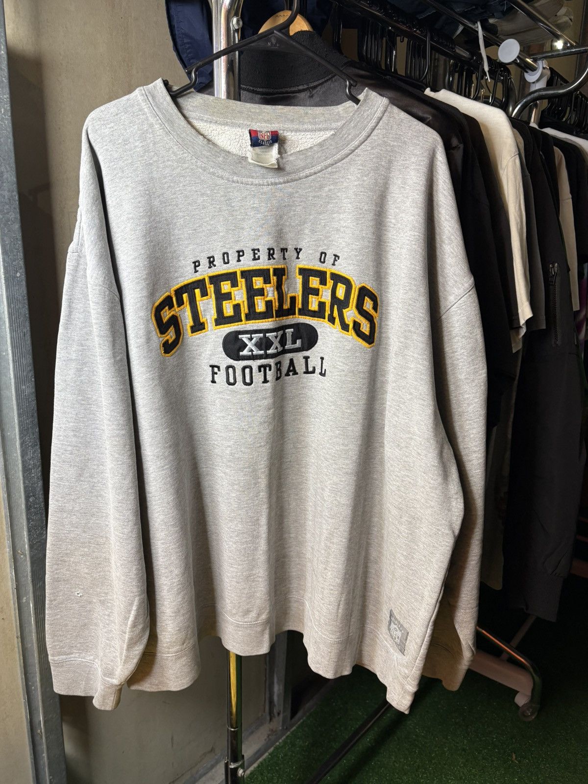 NFL × Reebok × Vintage Y2K Reebok Pittsburgh Steelers Crewneck sweatshirt Size US XXL / EU 58 / 5 - 1 Thumbnail