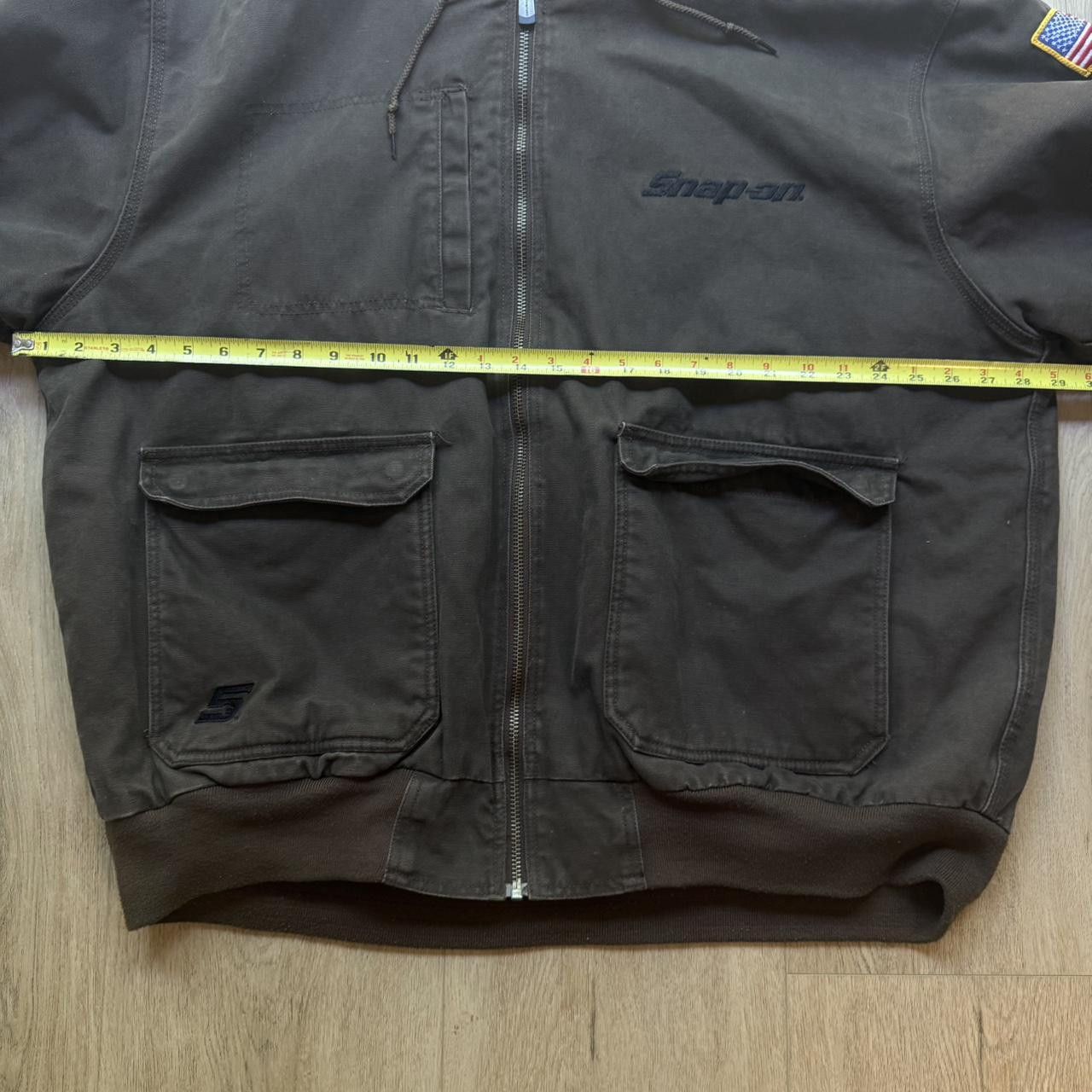 Other Vintage Snap On Jacket Mens Pockets Lined Canvas Bomber Size US XXL / EU 58 / 5 - 4 Thumbnail