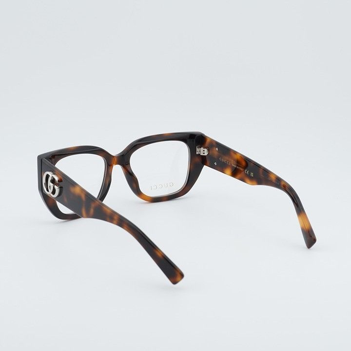 Gucci Gucci GG1952O 002 Eyeglasses Havana 51mm Square Frame Size ONE SIZE - 10 Thumbnail
