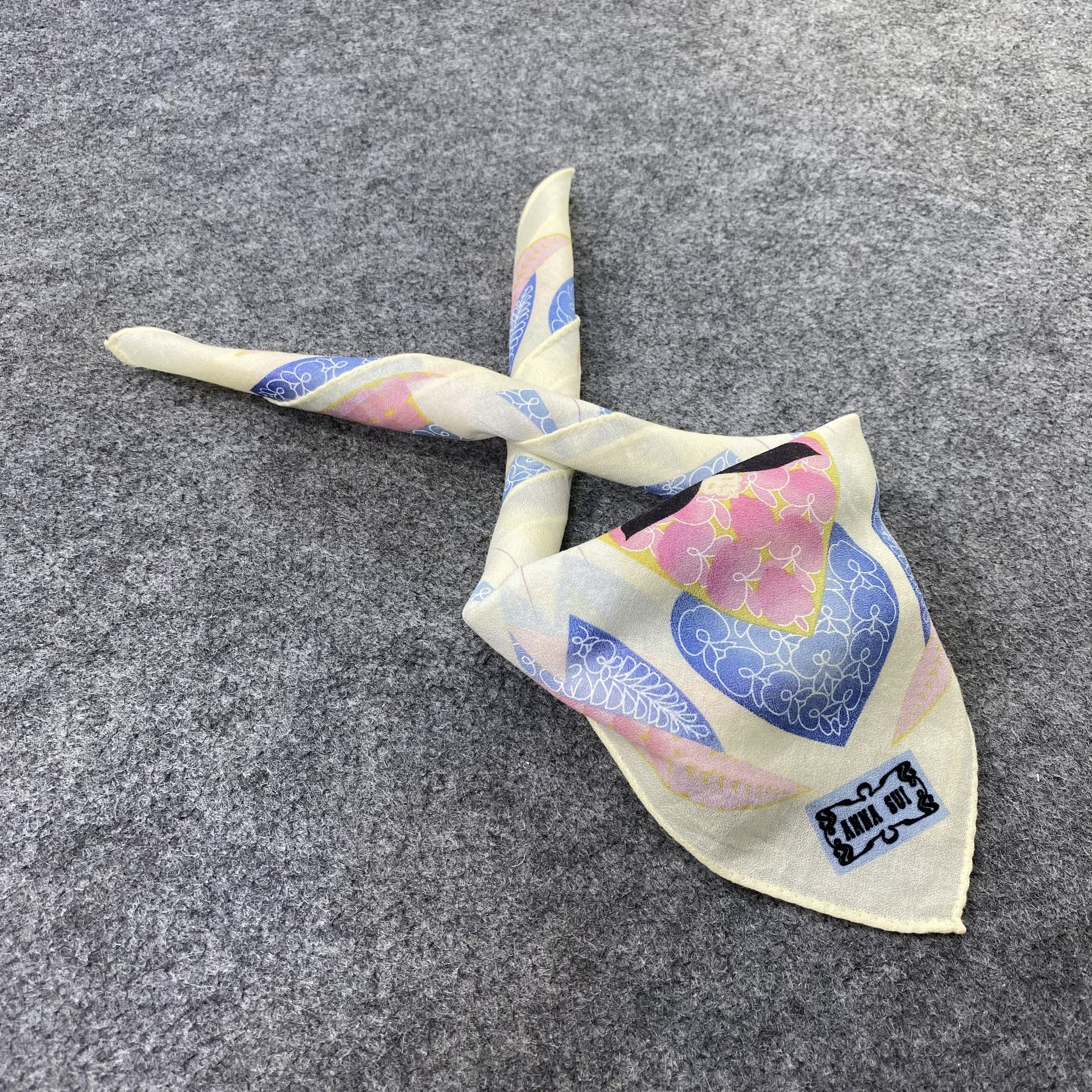Anna Sui Anna Sui Handkerchief Neckerchief Bandana-B1862 Size ONE SIZE - 1 Thumbnail