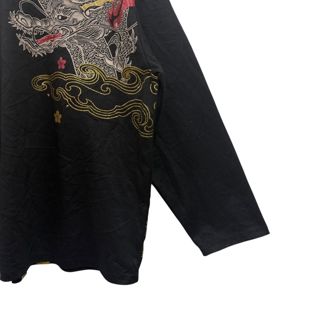 Japanese Brand Vintage Sukajan Dragon Tiger Fighting Graphic Longsleeve Size US XL / EU 56 / 4 - 5 Thumbnail