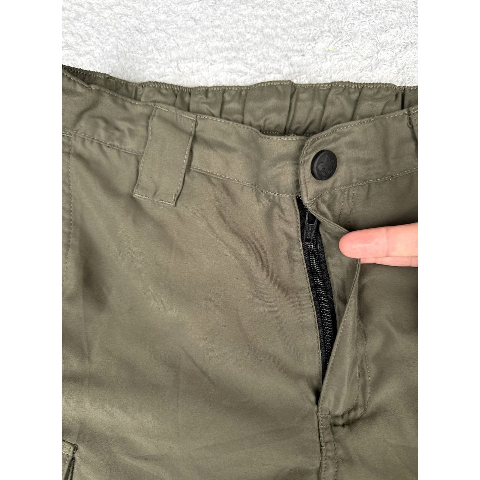 Vintage Boy Scouts Of America Shorts Mens Cargo Uniform Switchback BSA Green L Adjustable Waistband Size US 33 - 5 Thumbnail