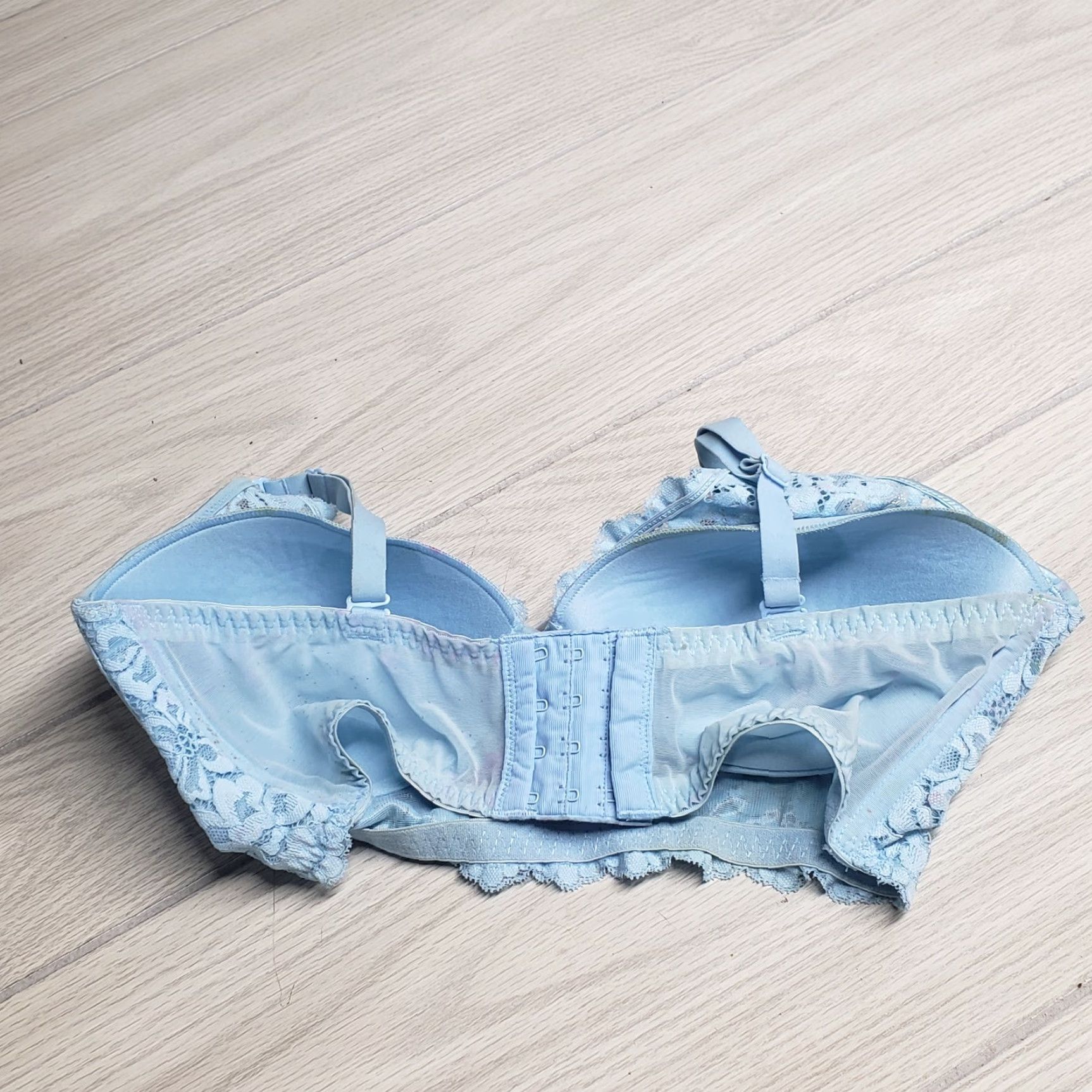 Vintage Maidenform Bra 34D Comfort Devotion Underwire Blue T-Shirt Bra 34D Womens Boys? Size ONE SIZE - 3 Thumbnail