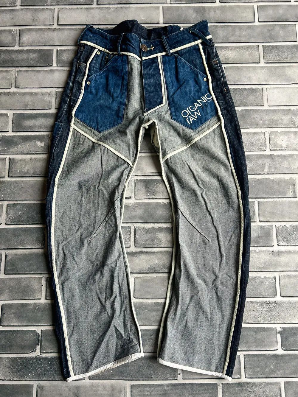 Japanese Brand Vintage G-Star Balenciaga Style Bondage Cargo Pants Size US 32 / EU 48 - 2 Thumbnail